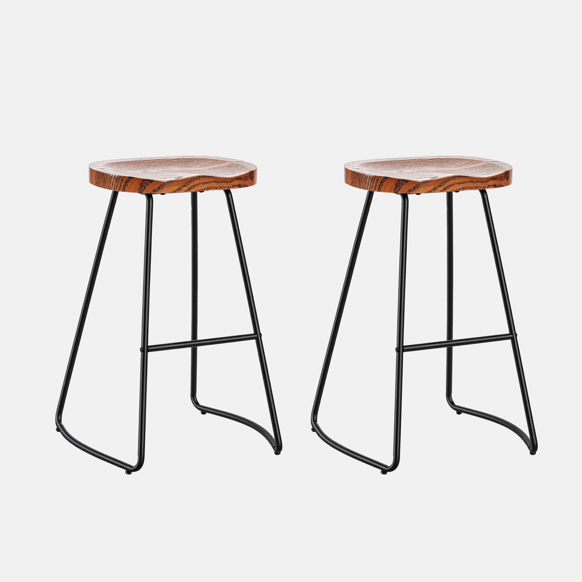 Wooden Counter Height Bar Stool