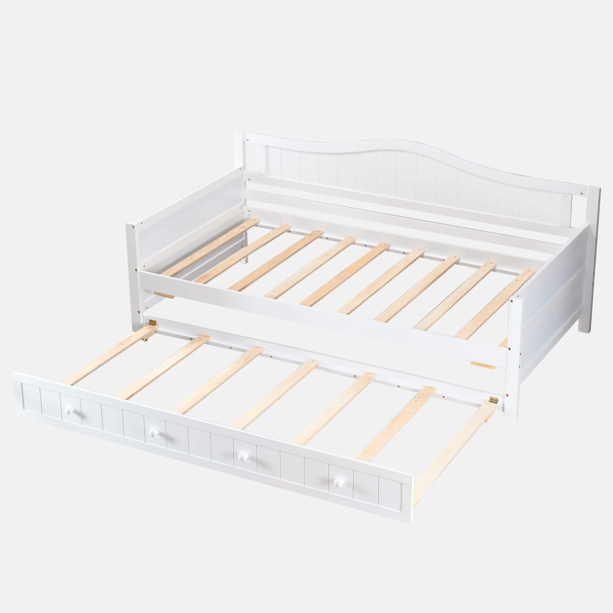 SpaceWise White Twin Daybed with Trundle