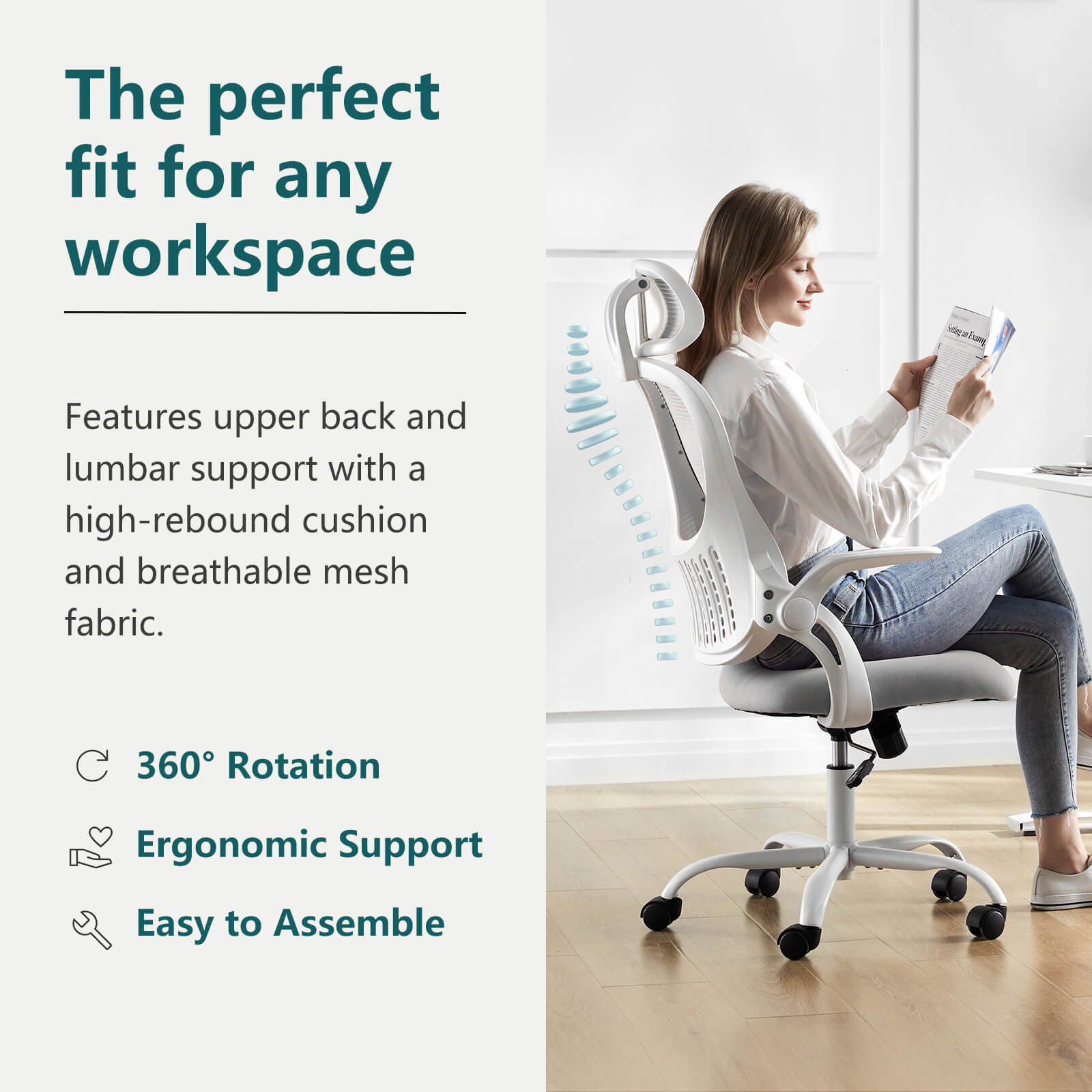 High Back Ergonomic Mesh Office Chair