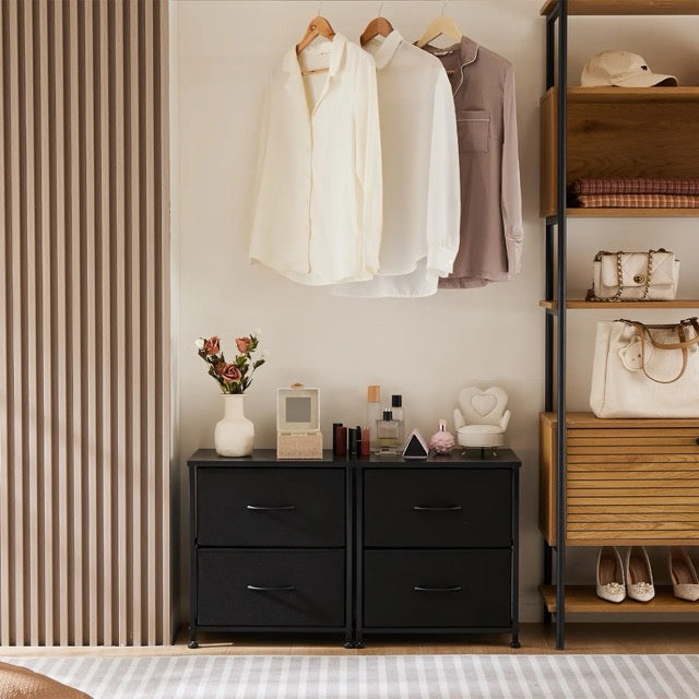Fabric Dresser with 2/4 Drawers – Freestanding Storage Chest for Bedroom & Living Room