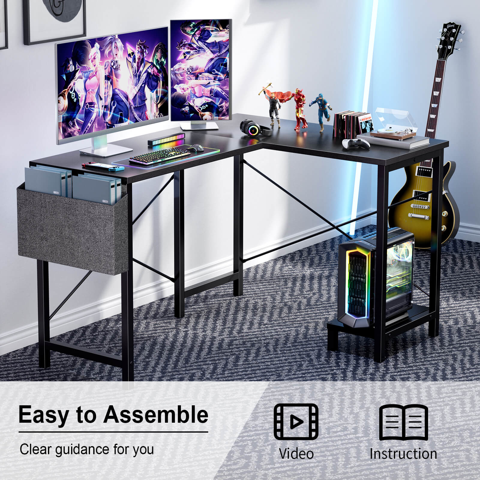 l shaped corner desk
