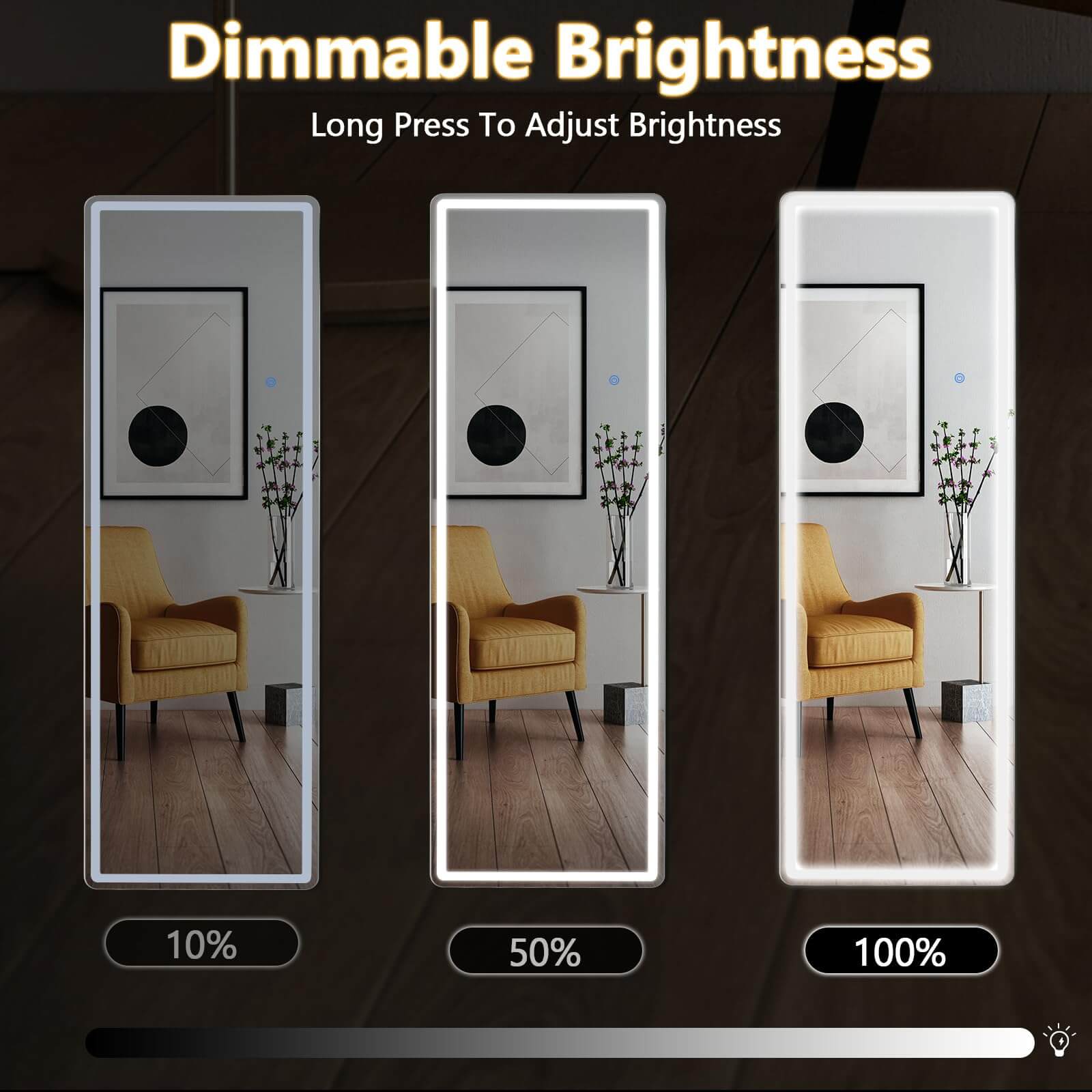 light up mirror