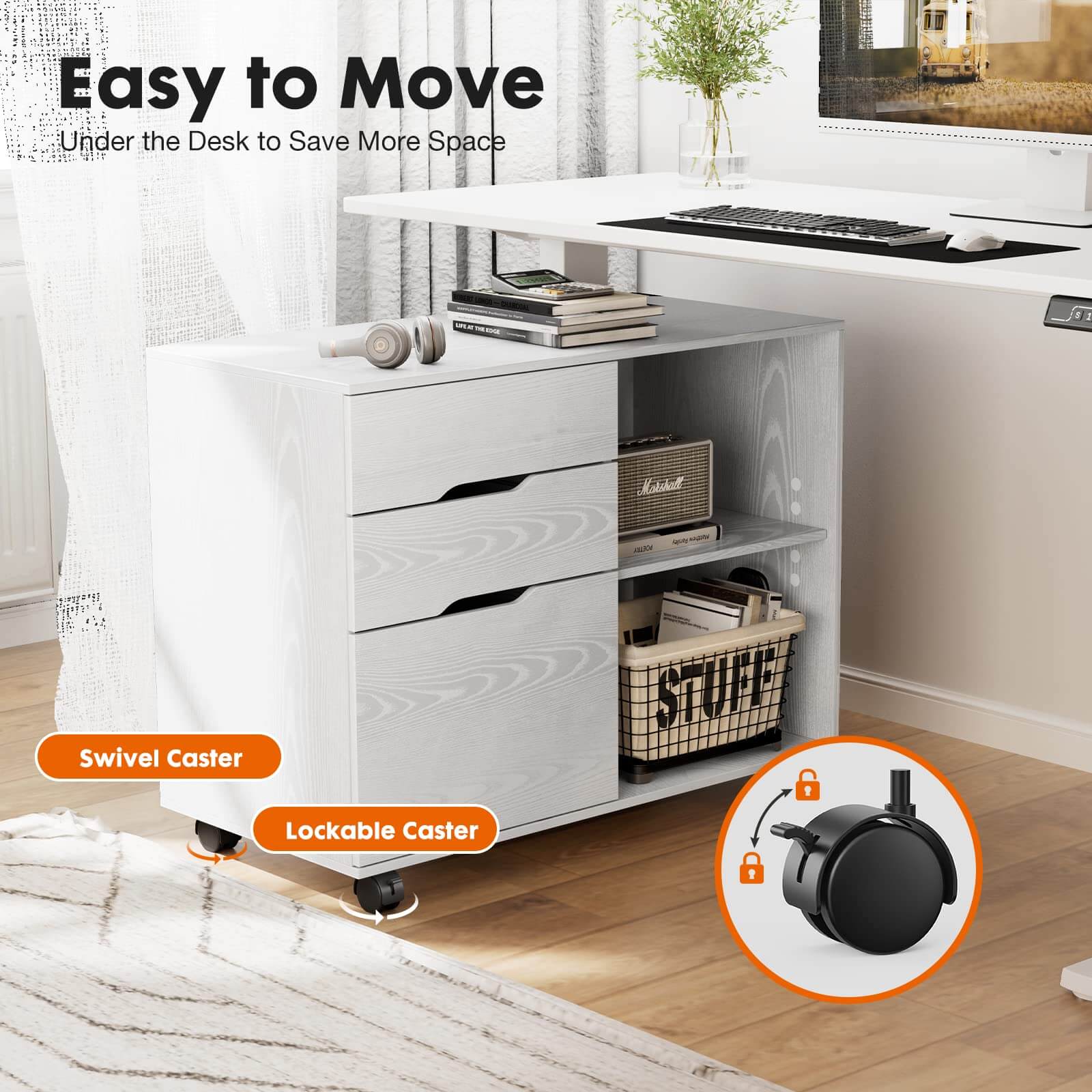3 drawer office cabinet