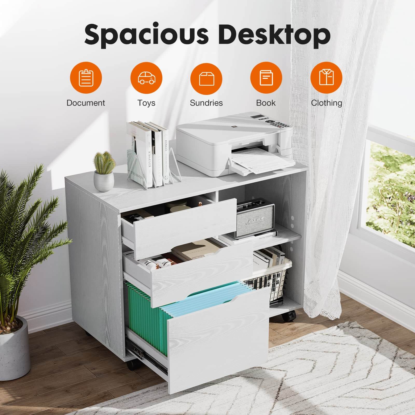 rolling filing cabinet