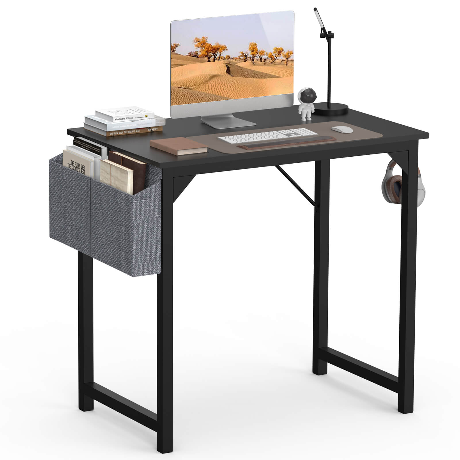 Organizer Computer Desk with Storage Pockets