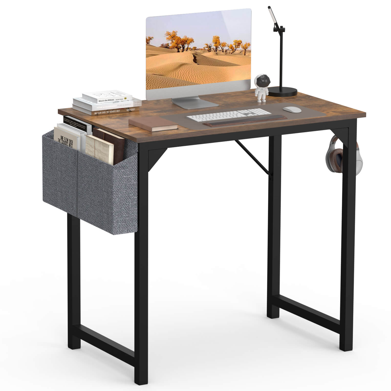 Organizer Computer Desk with Storage Pockets