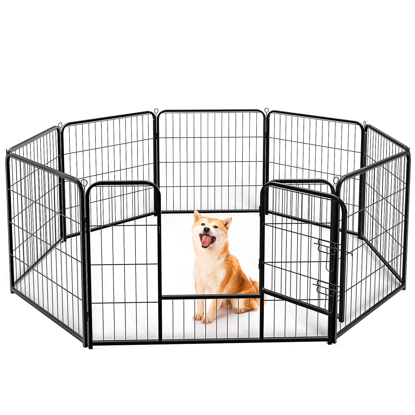 Collapsible Metal Dog Playpen Fence