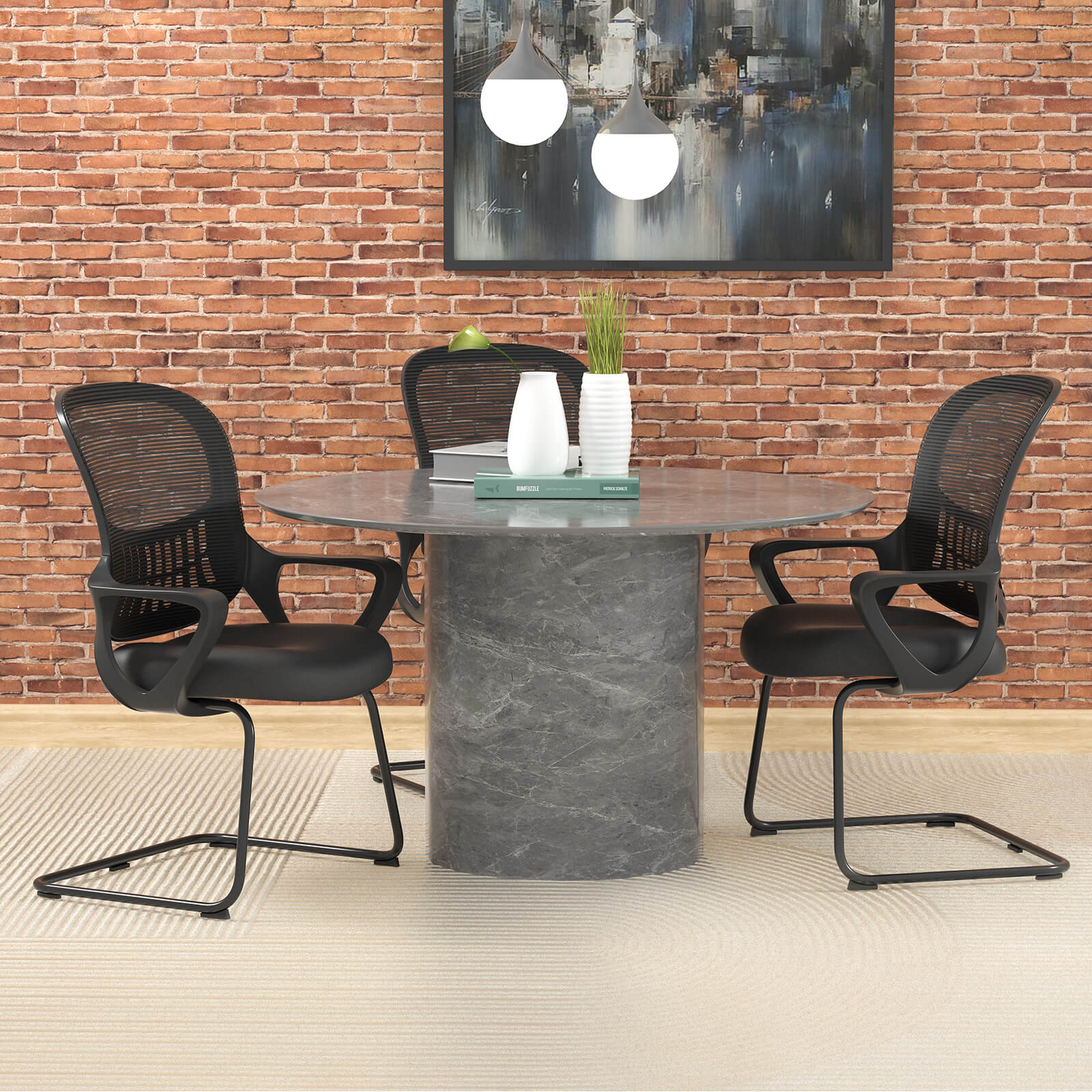 Ergonomic Mesh Office Chair with Armrests