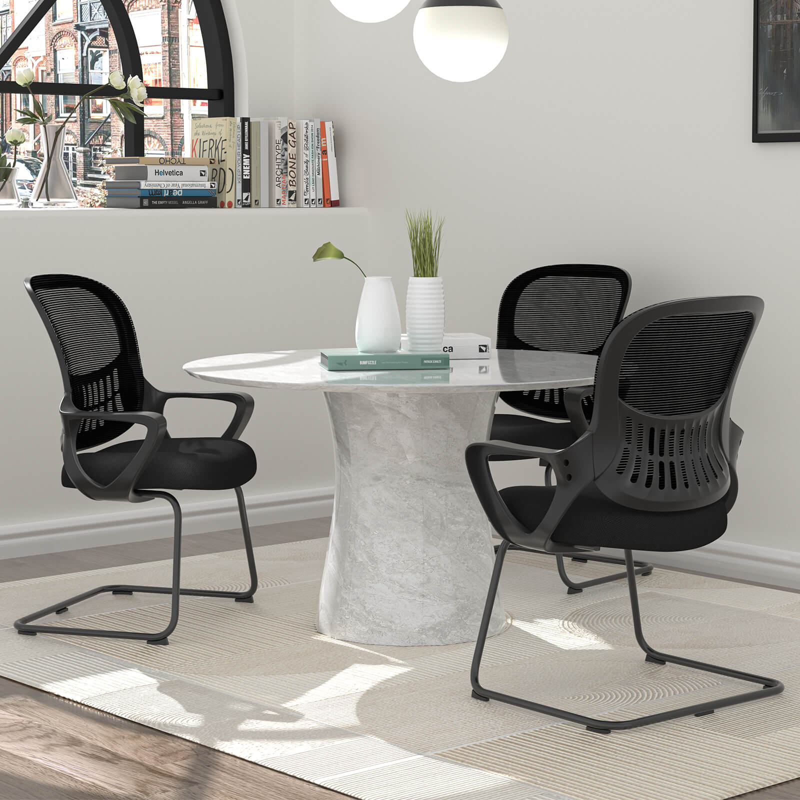 Ergonomic Mesh Office Chair with Armrests