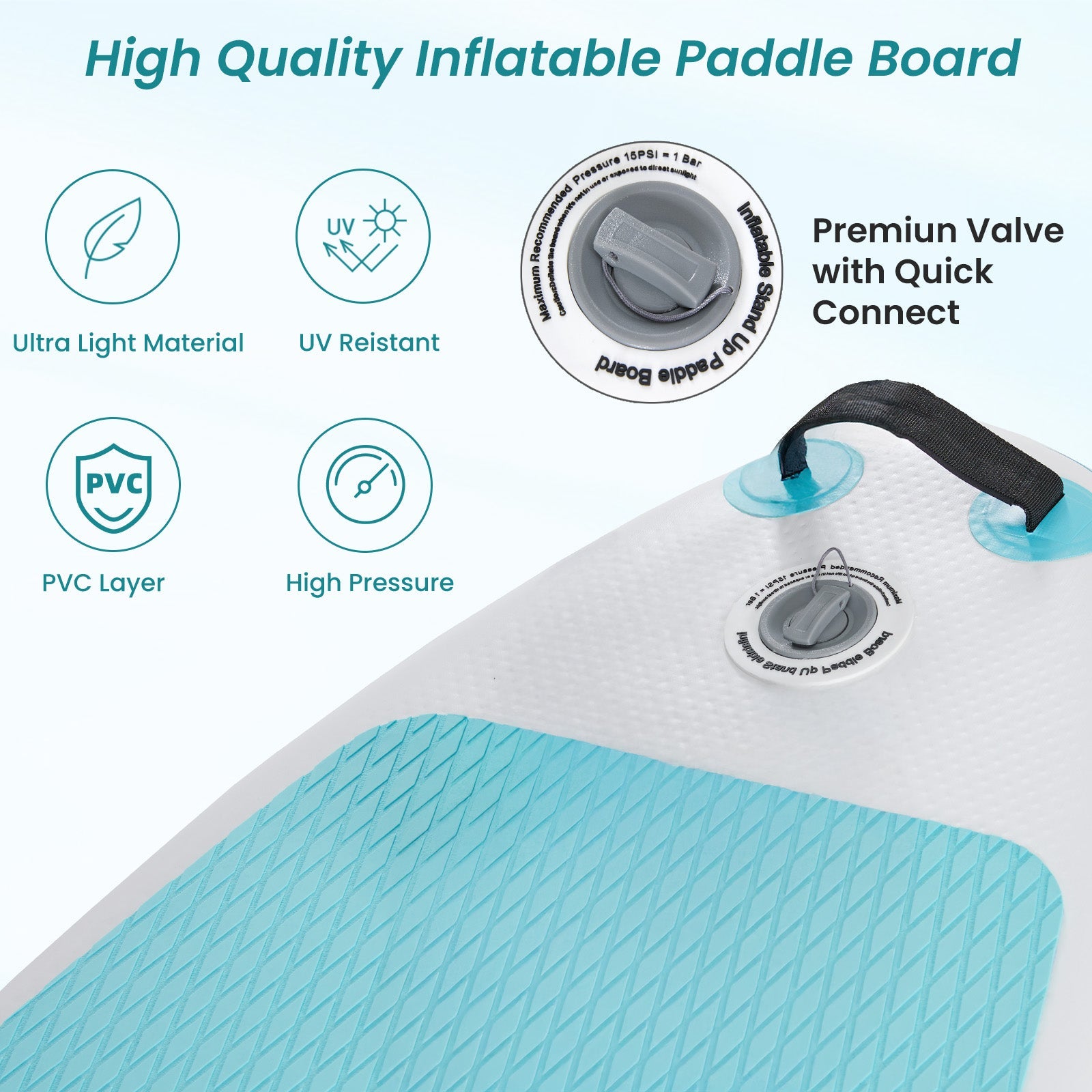 Inflatable SUP Paddleboard with Accessories