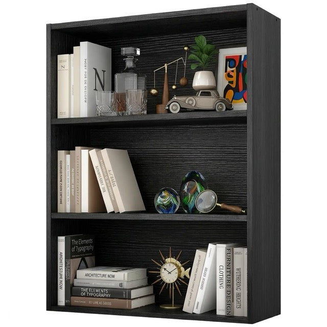 Industrial 5 & 6-Tier Bookcase | 53"/63" Tall Open Bookshelf for Home Office, Living Room & Bedroom