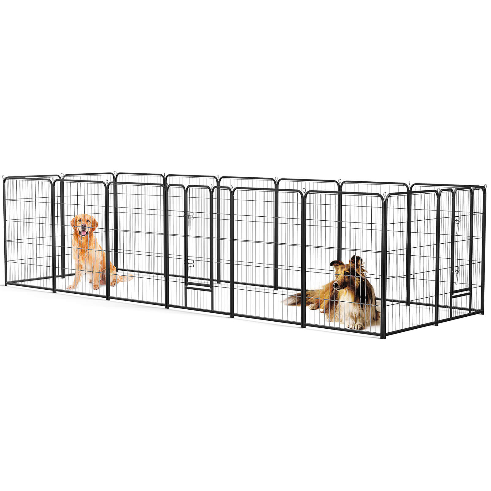 Collapsible Metal Dog Playpen Fence
