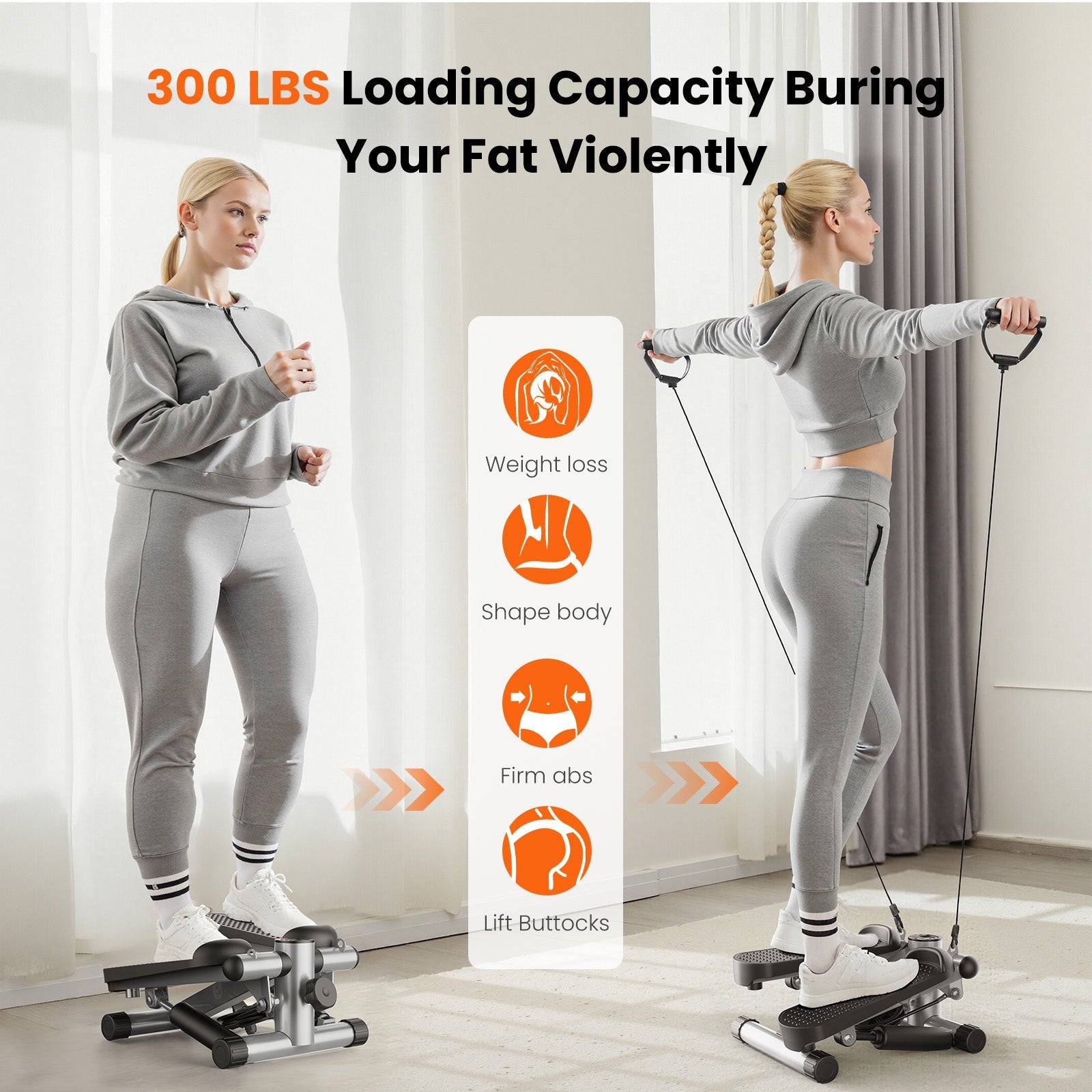 Mini Adjustable Resistance Stepper