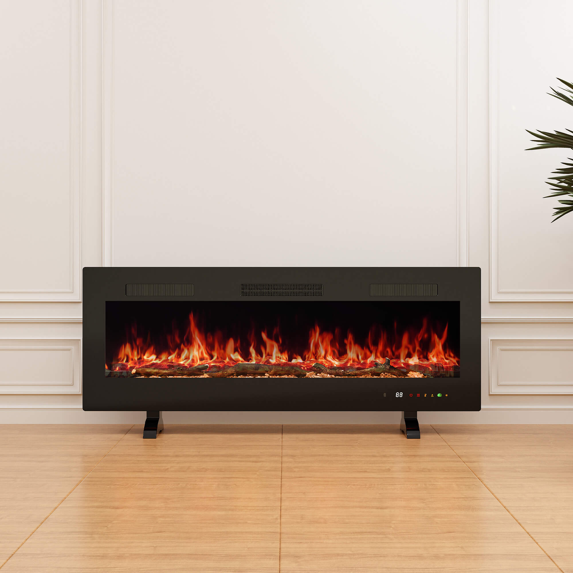 living room electric fireplace