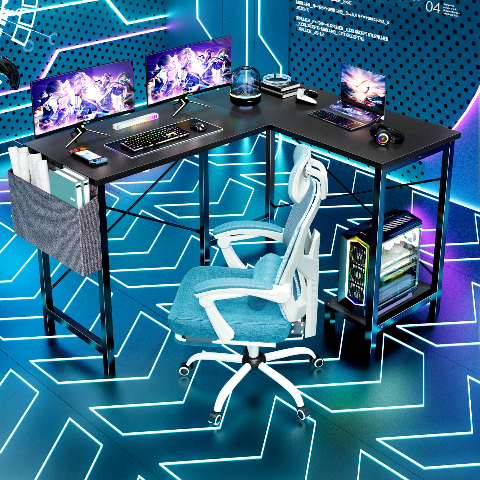 l shaped office desk