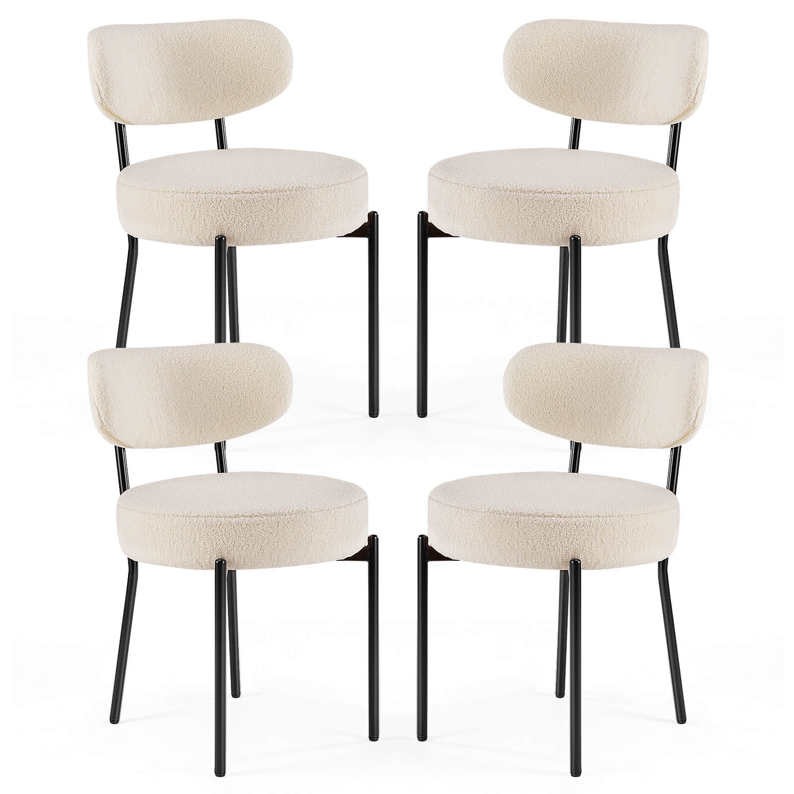 Cushioned Dining Chairs Set of 4