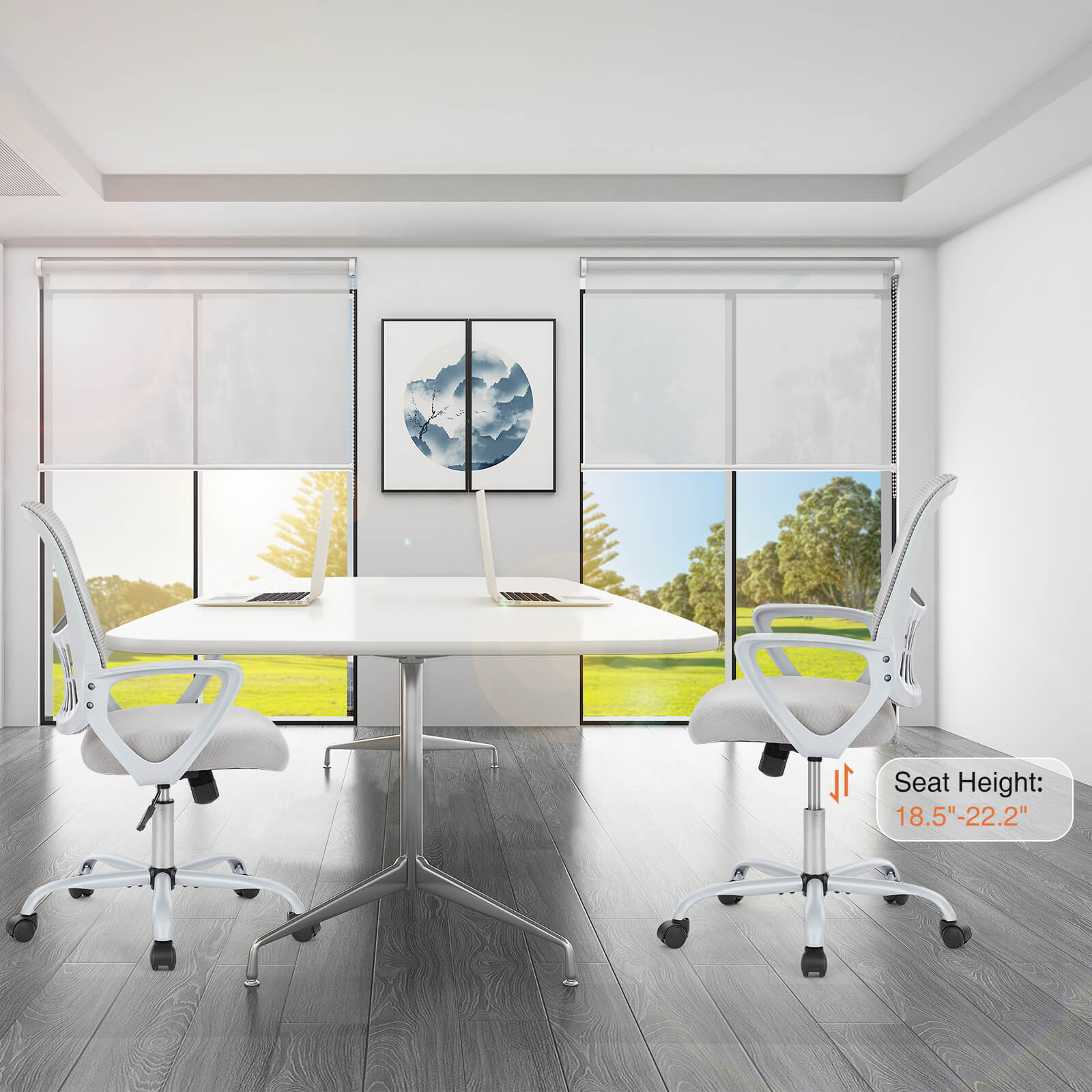 Ergonomic Mesh Drafting Office Chair