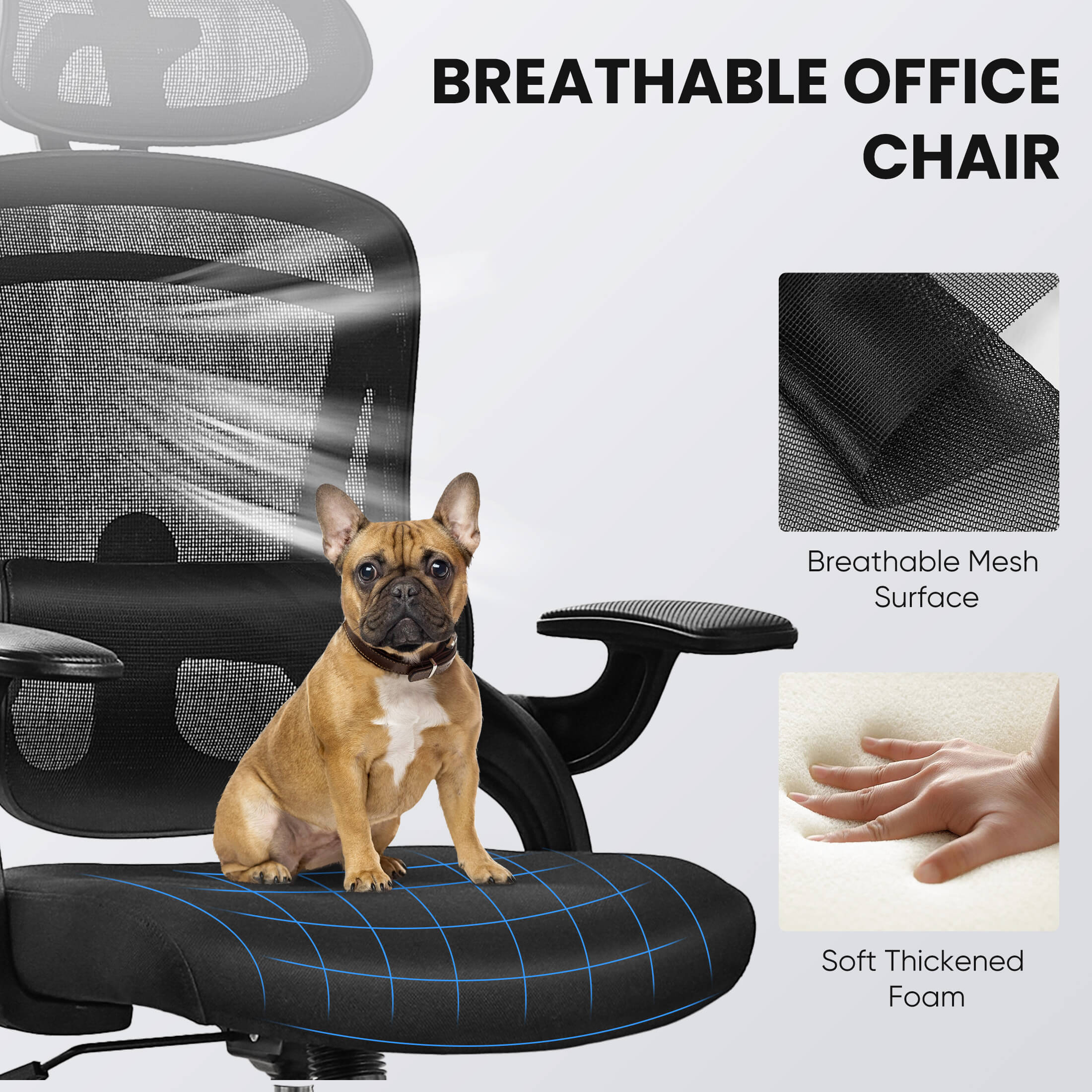 Ergonomic High Back Mesh Office Chair