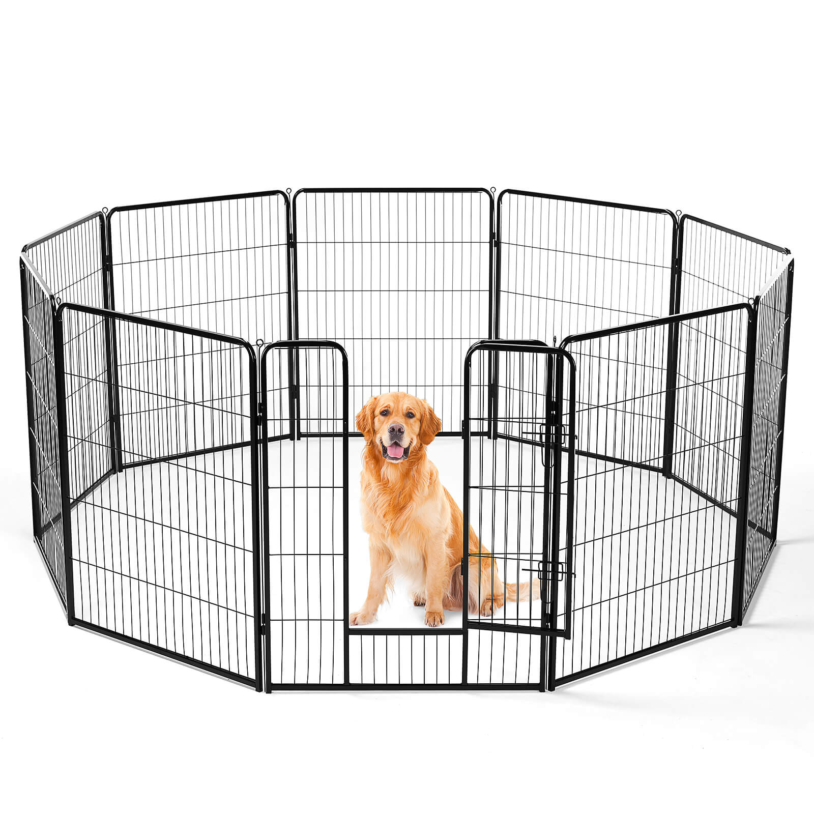 Collapsible Metal Dog Playpen Fence