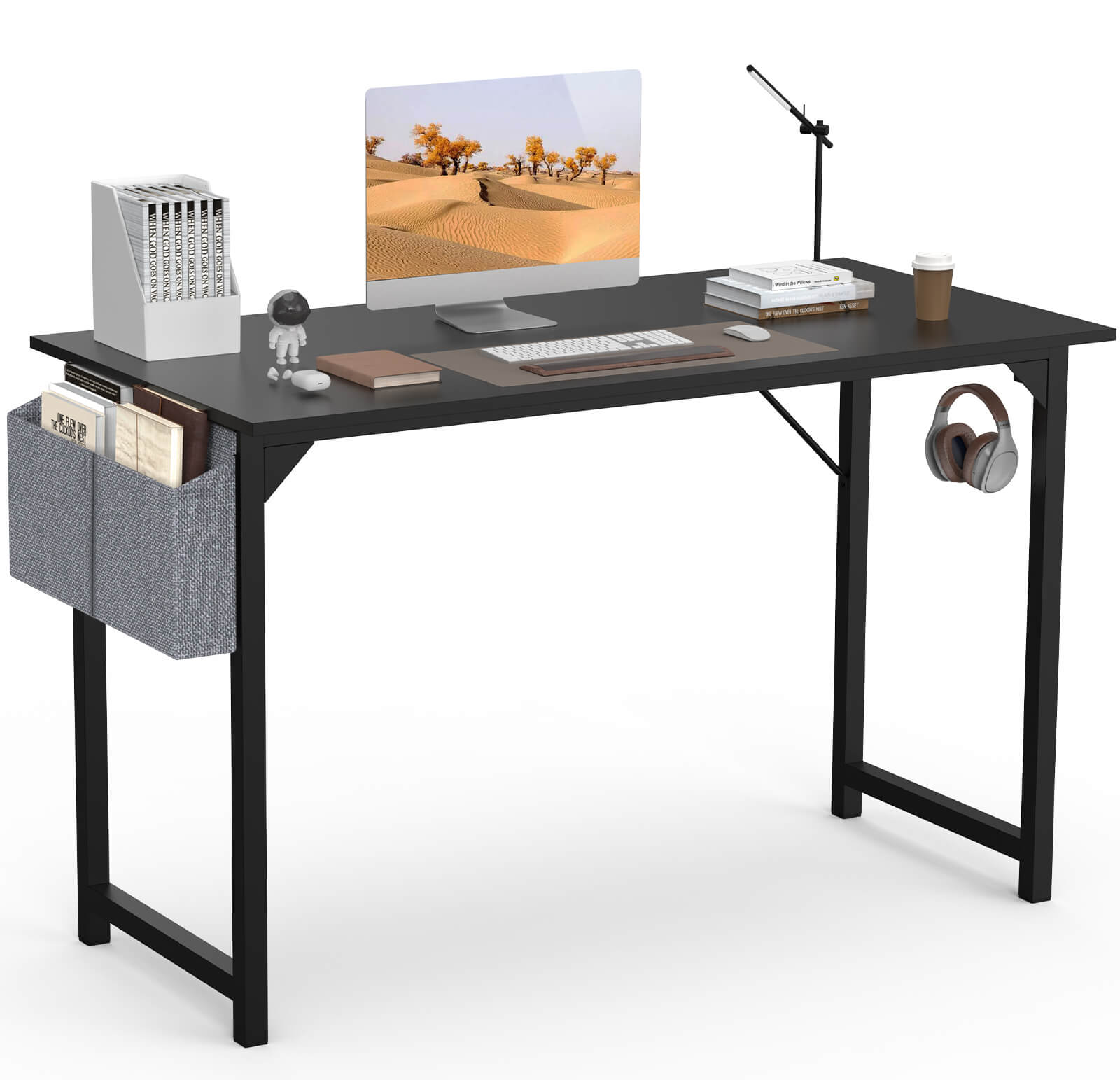 Organizer Computer Desk with Storage Pockets