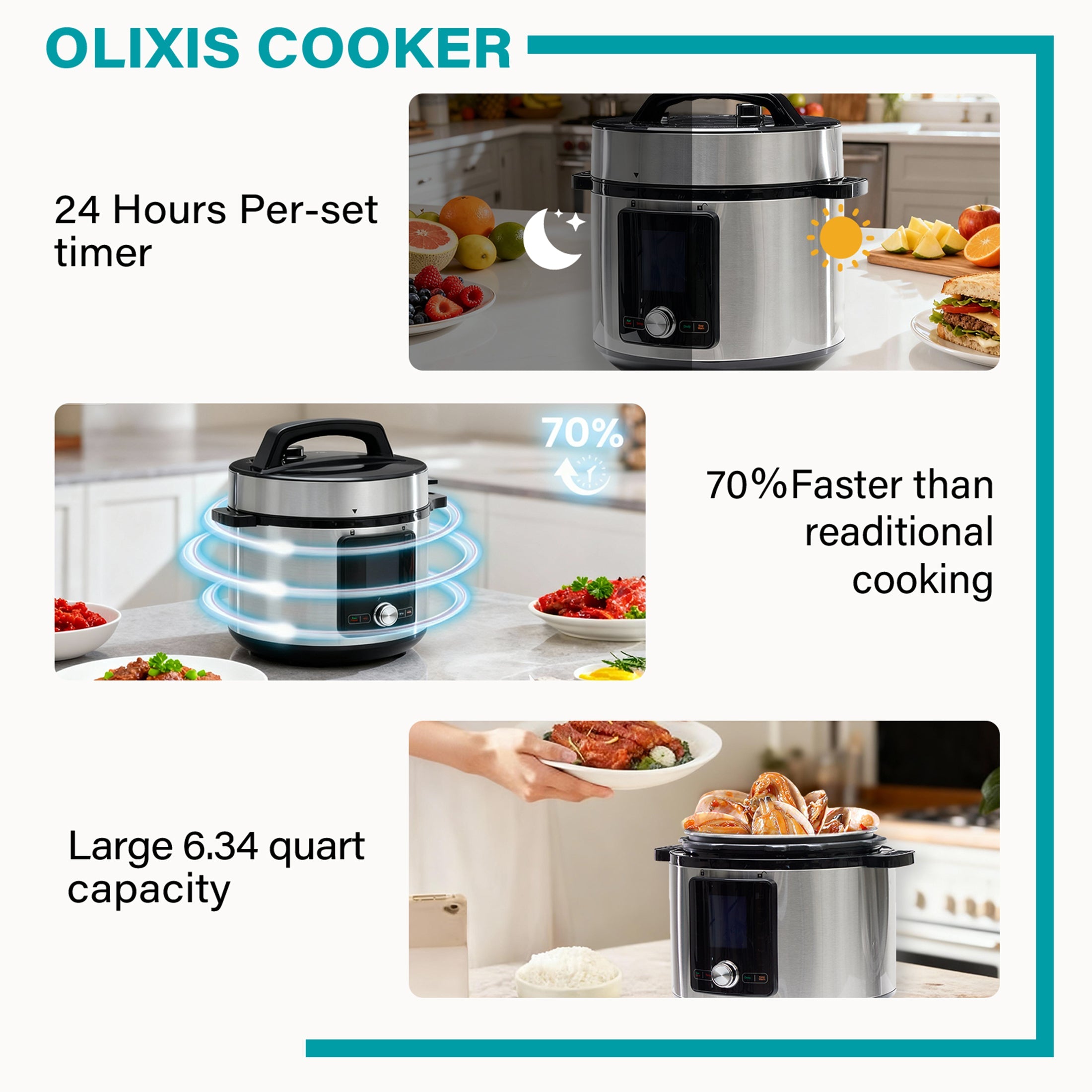 12-in-1 Stainless Steel Electric Pressure Cooker