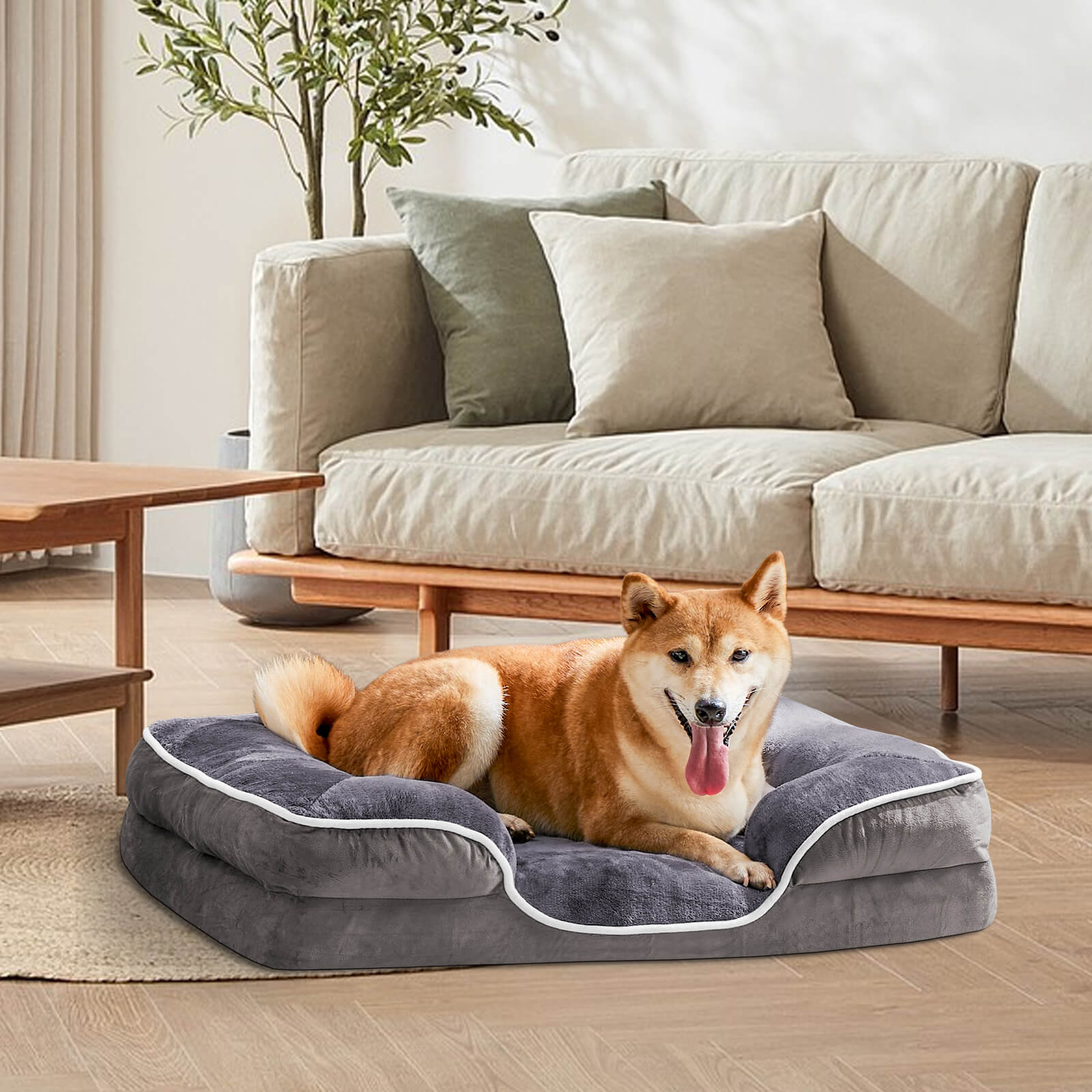Orthopedic Non-Slip Dog Bed