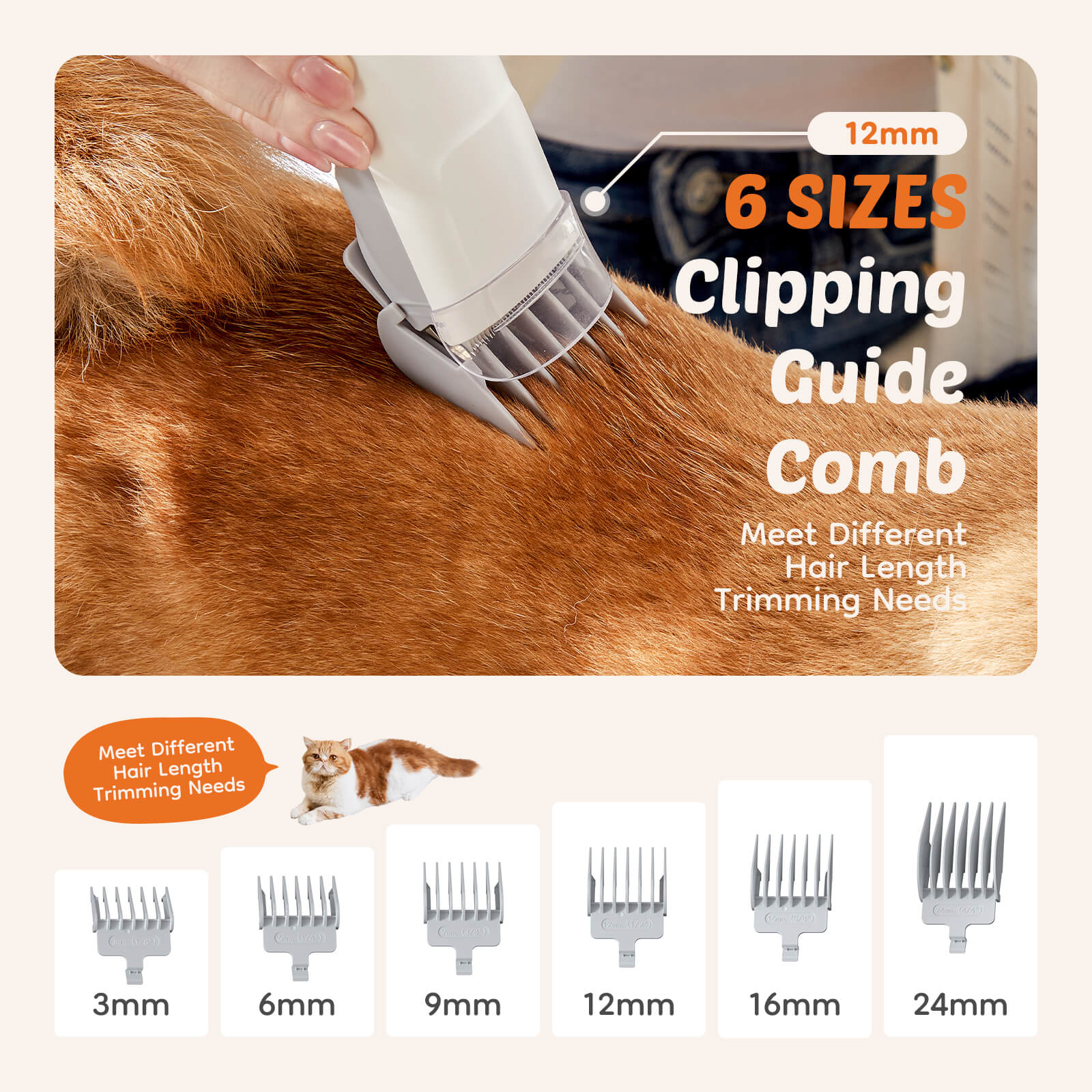 5-in-1 Vacuum Pet Grooming Kit