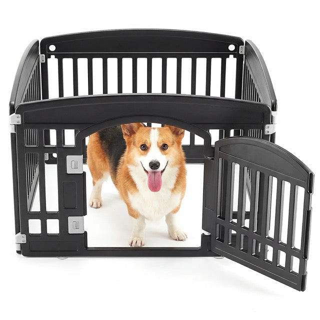 Dog Playpen for Small to Medium Dogs – Foldable Indoor & Outdoor Pet Fence, Portable & Easy to Clean