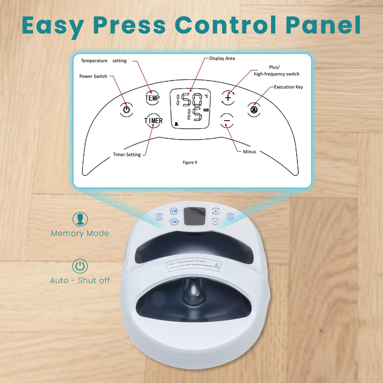 Portable 12x10.4" Heat Press Machine