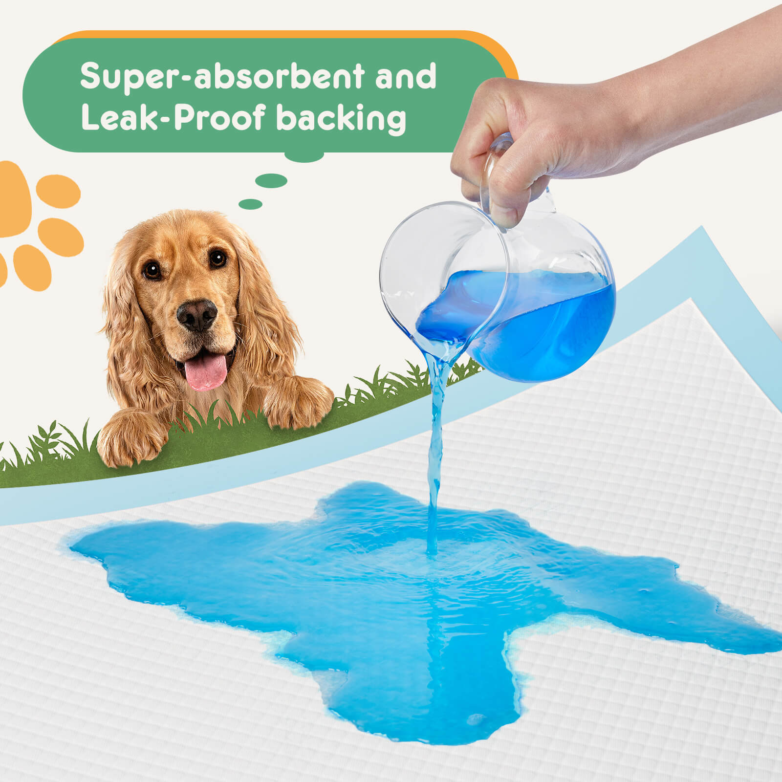 Ultra Absorbent Leak-Proof Puppy Training Pads