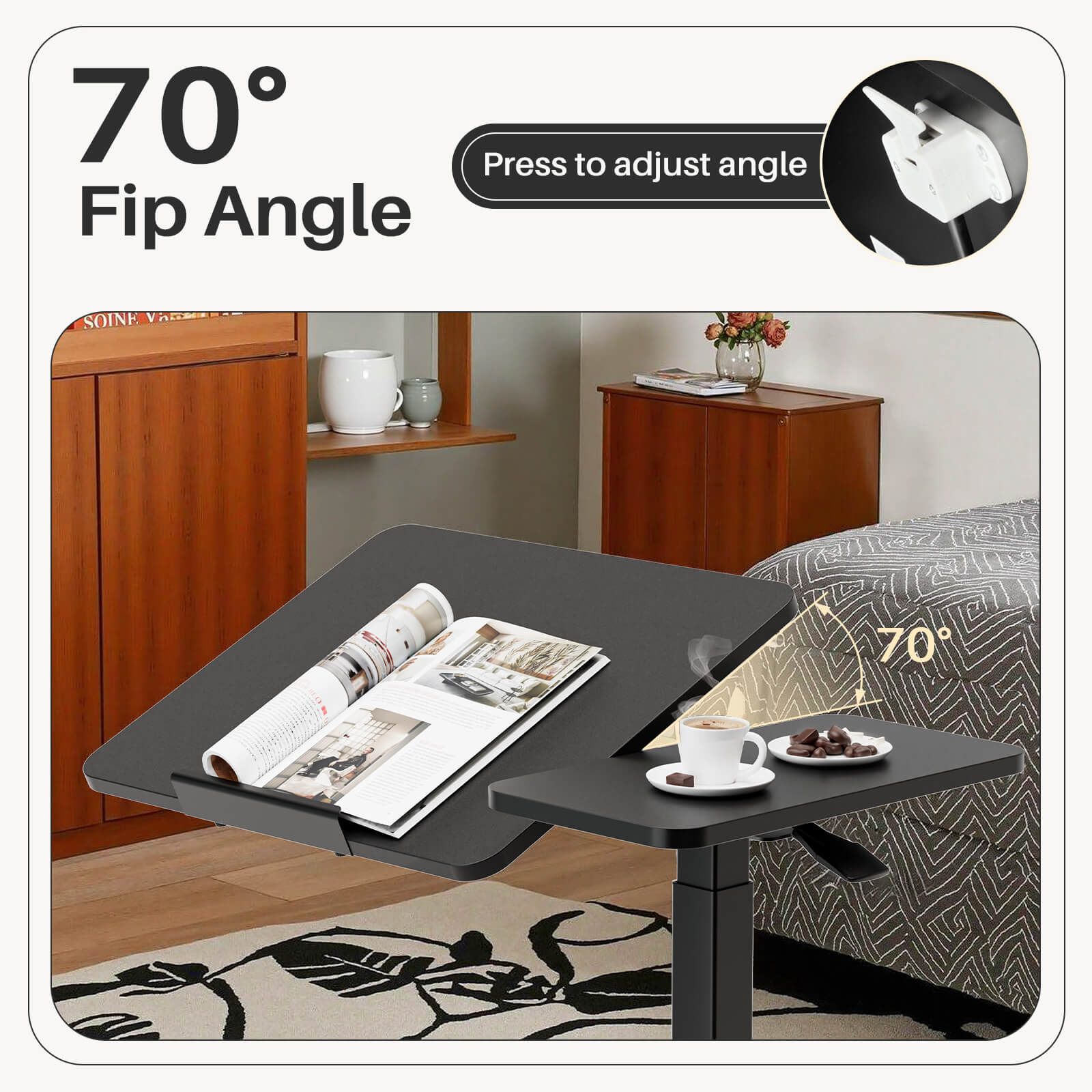 Warebay VersaTray Adjustable Multifunctional Side Table