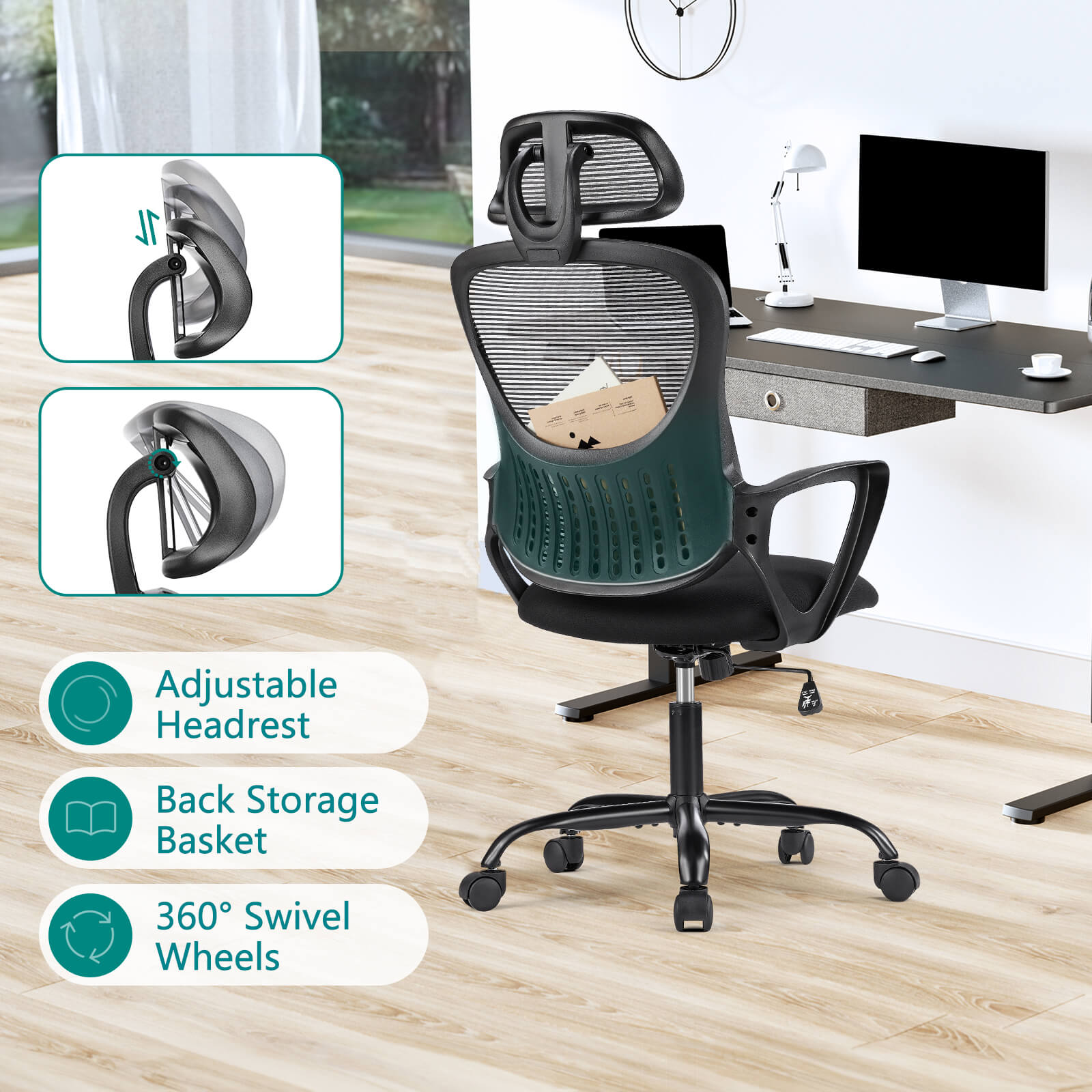 High Back Ergonomic Mesh Office Chair
