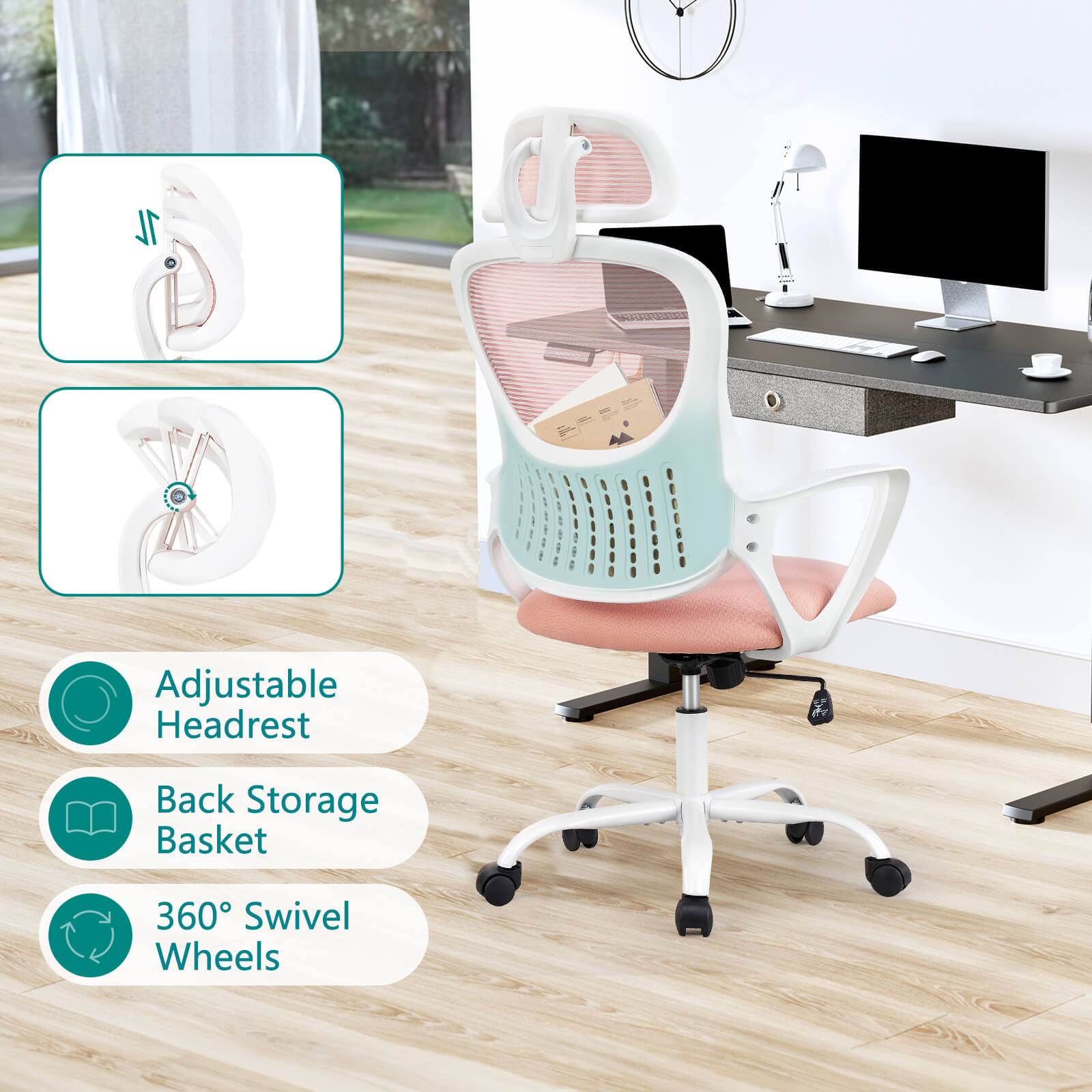 High Back Ergonomic Mesh Office Chair