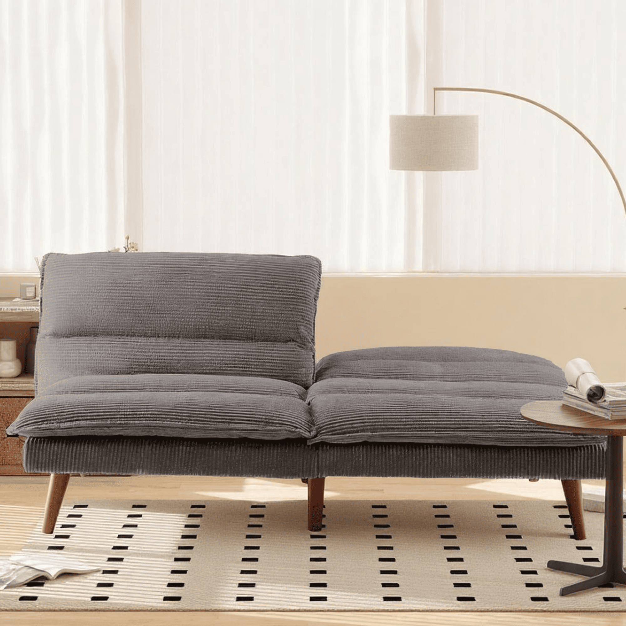 Corduroy Convertible Futon Sofa Bed