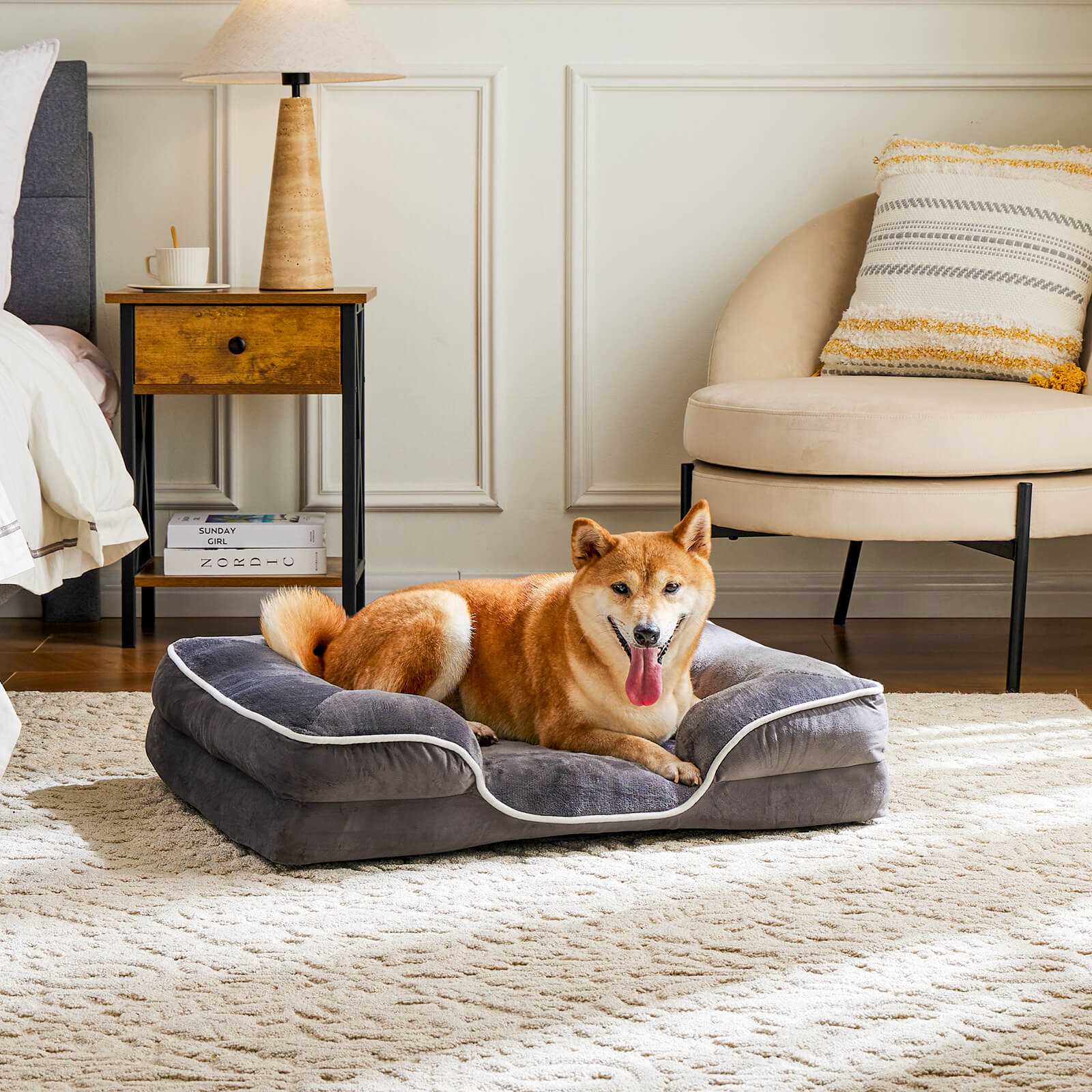 Orthopedic Non-Slip Dog Bed