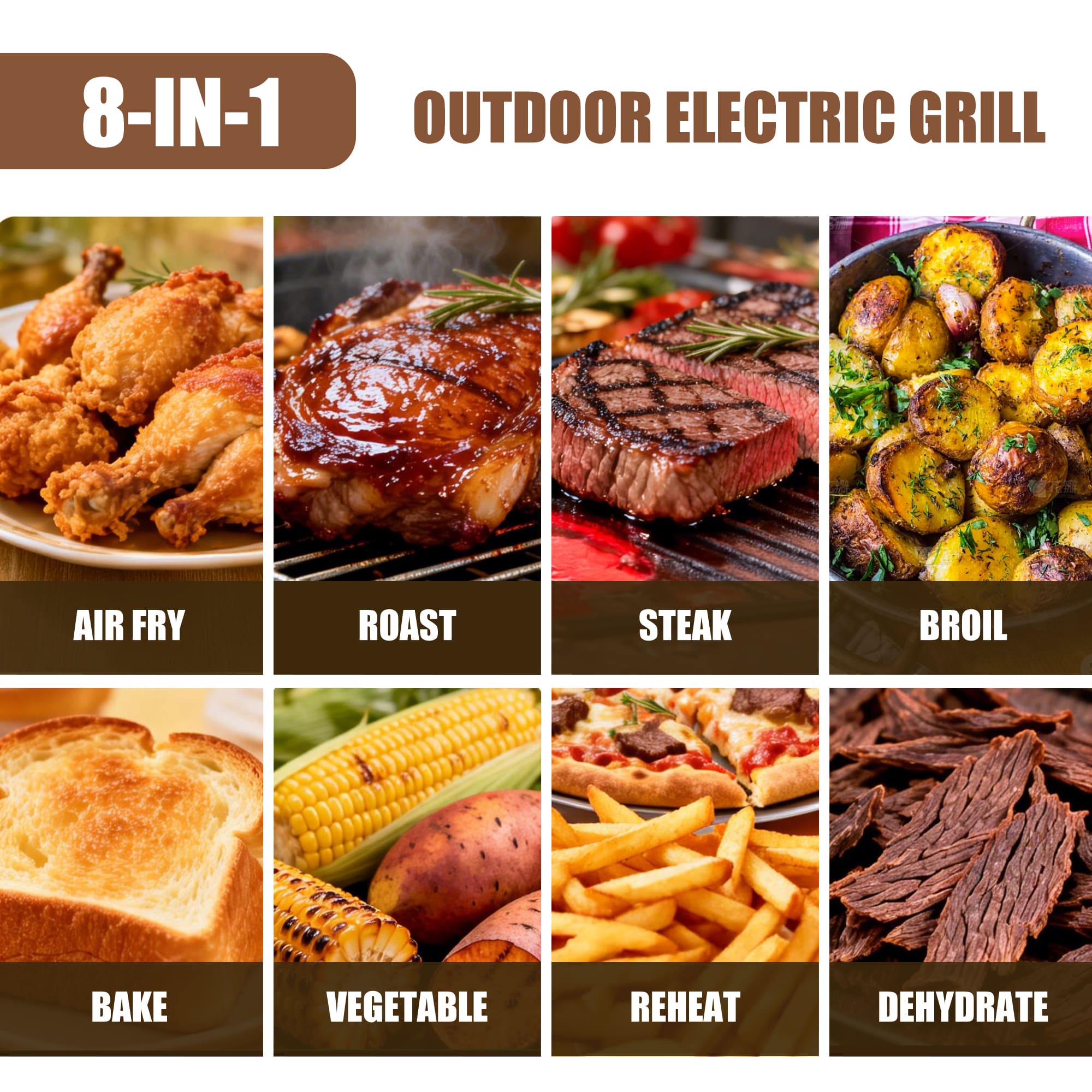 WareBay 3.7L 2800W Electric Indoor Grill