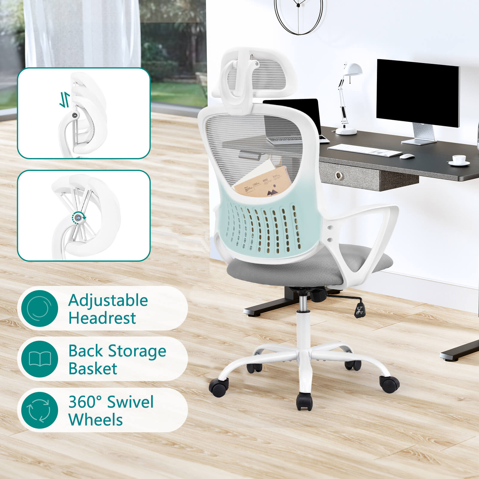 High Back Ergonomic Mesh Office Chair