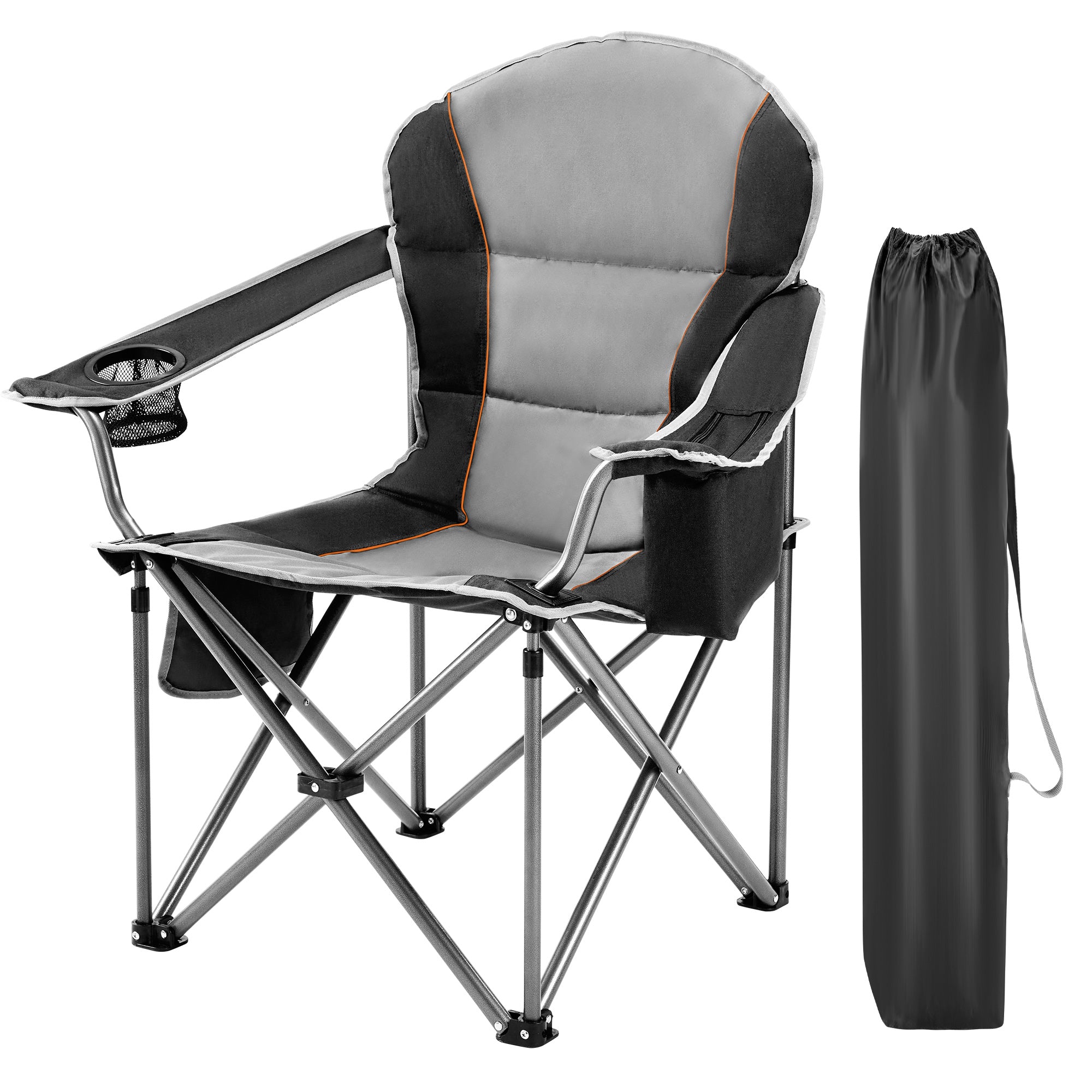 Portable Folding Camping Chair with Side Pocket