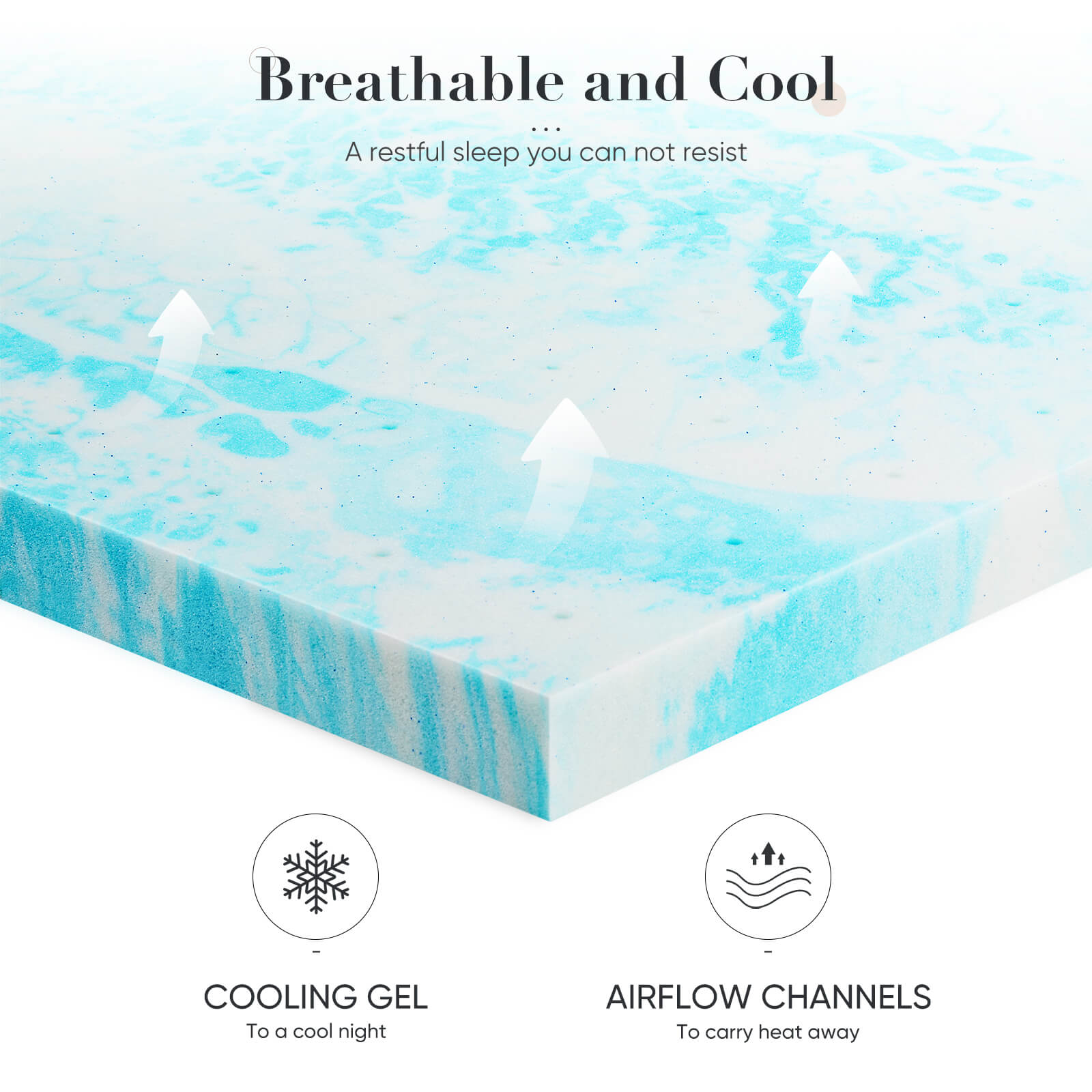 Memory Foam Mattress Topper