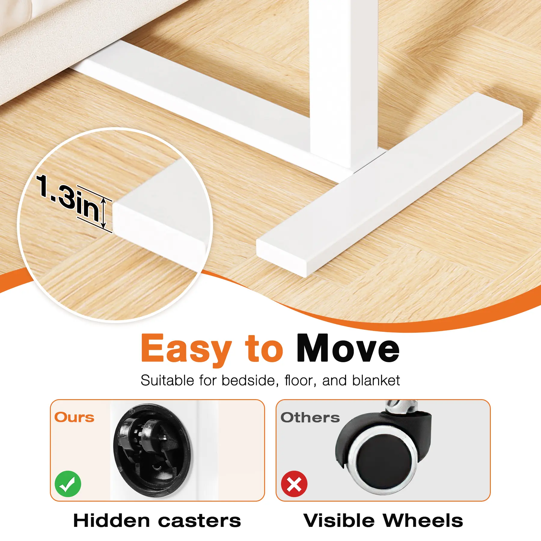 Warebay VersaTray Adjustable Multifunctional Side Table