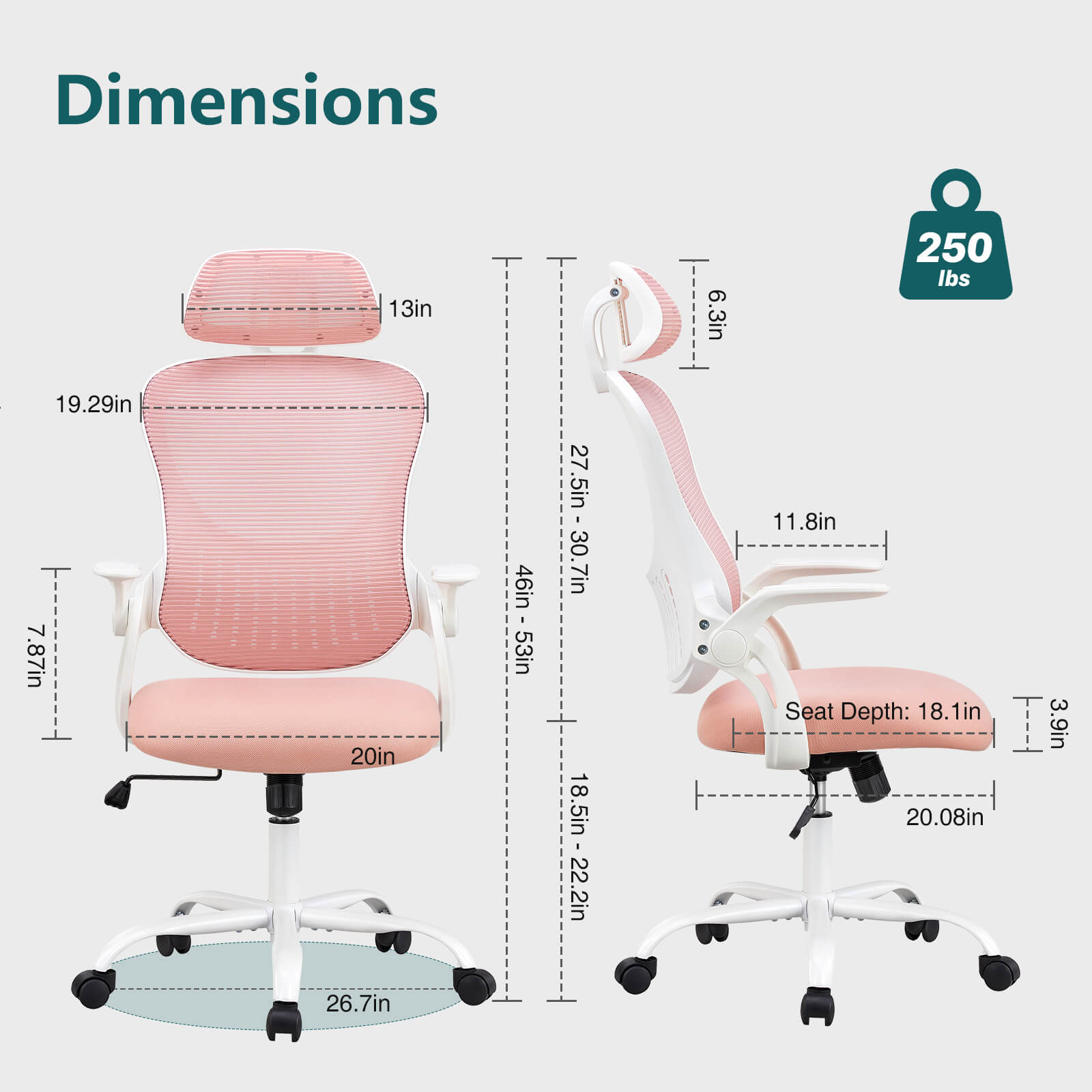 High Back Ergonomic Mesh Office Chair