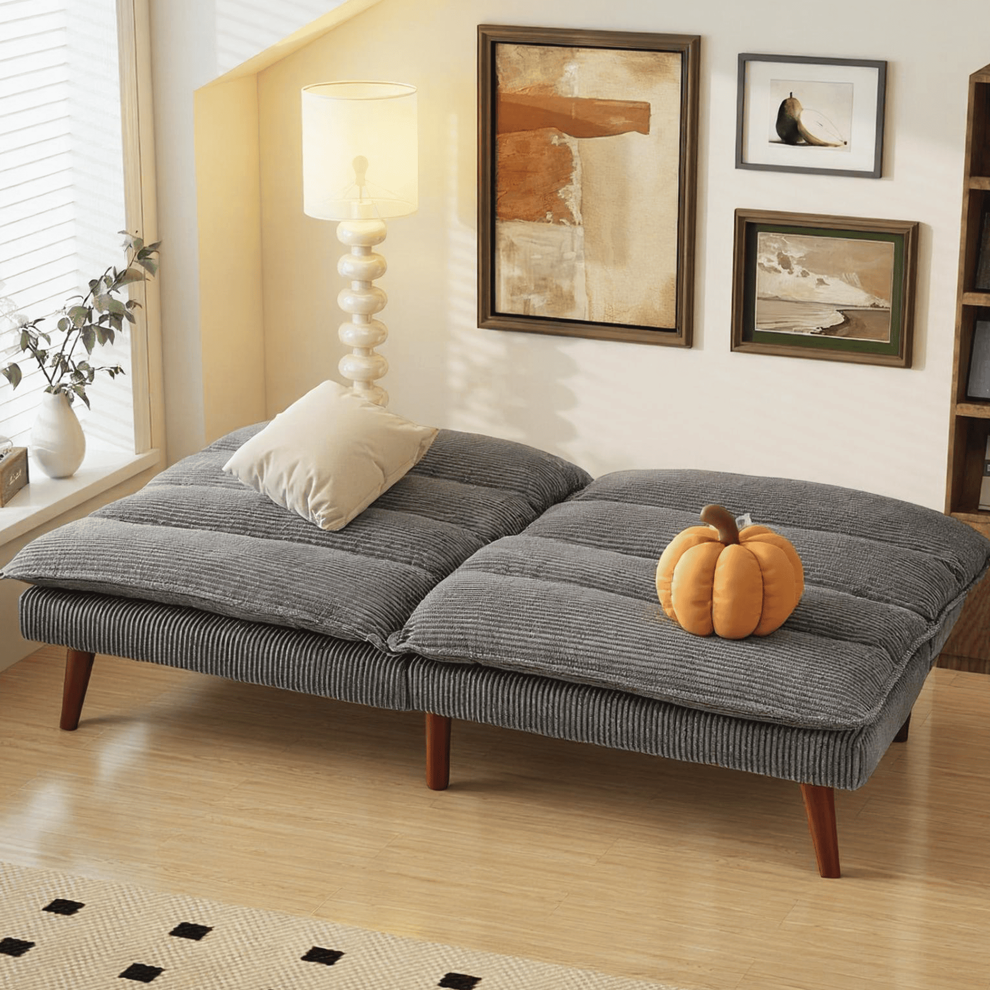 Corduroy Convertible Futon Sofa Bed