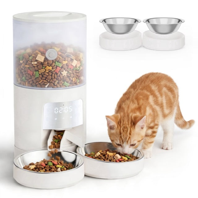 WiFi Smart Pet Feeder – Auto Cat & Dog Food Dispenser with App Control | 4L & 6L