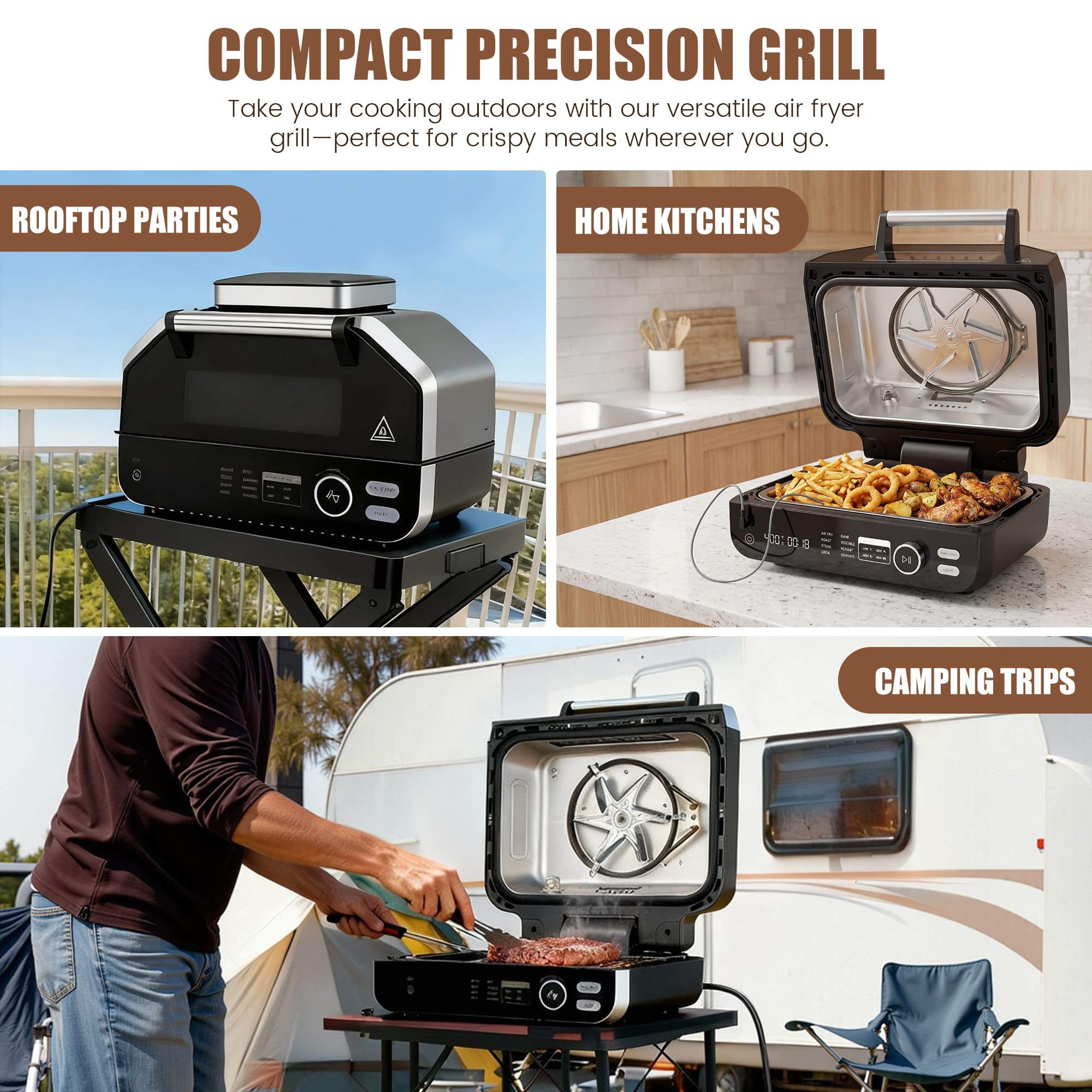 WareBay 3.7L 2800W Electric Indoor Grill