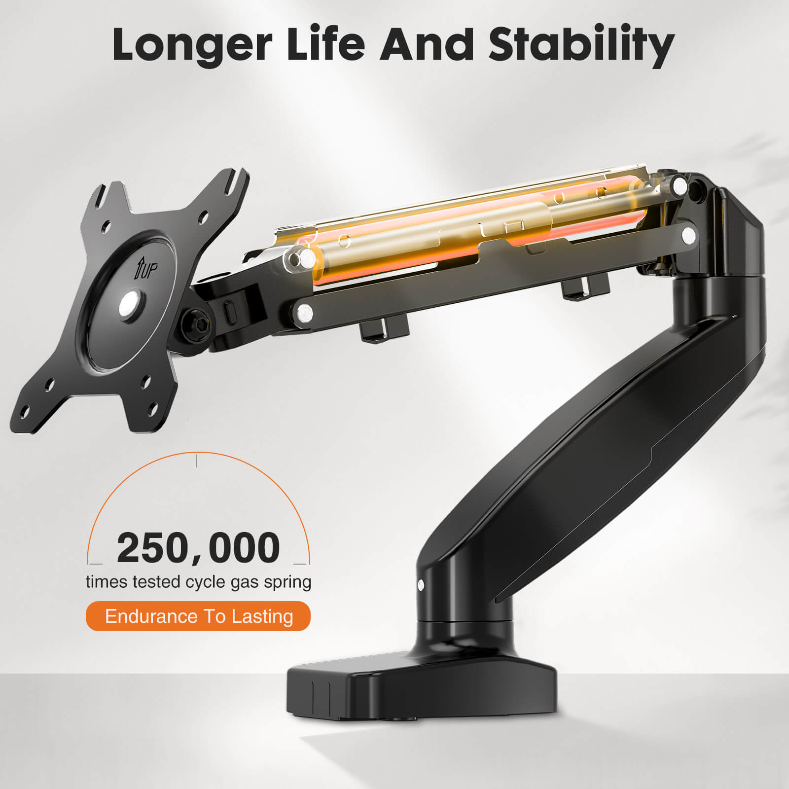 Adjustable Single Monitor Mount Arm