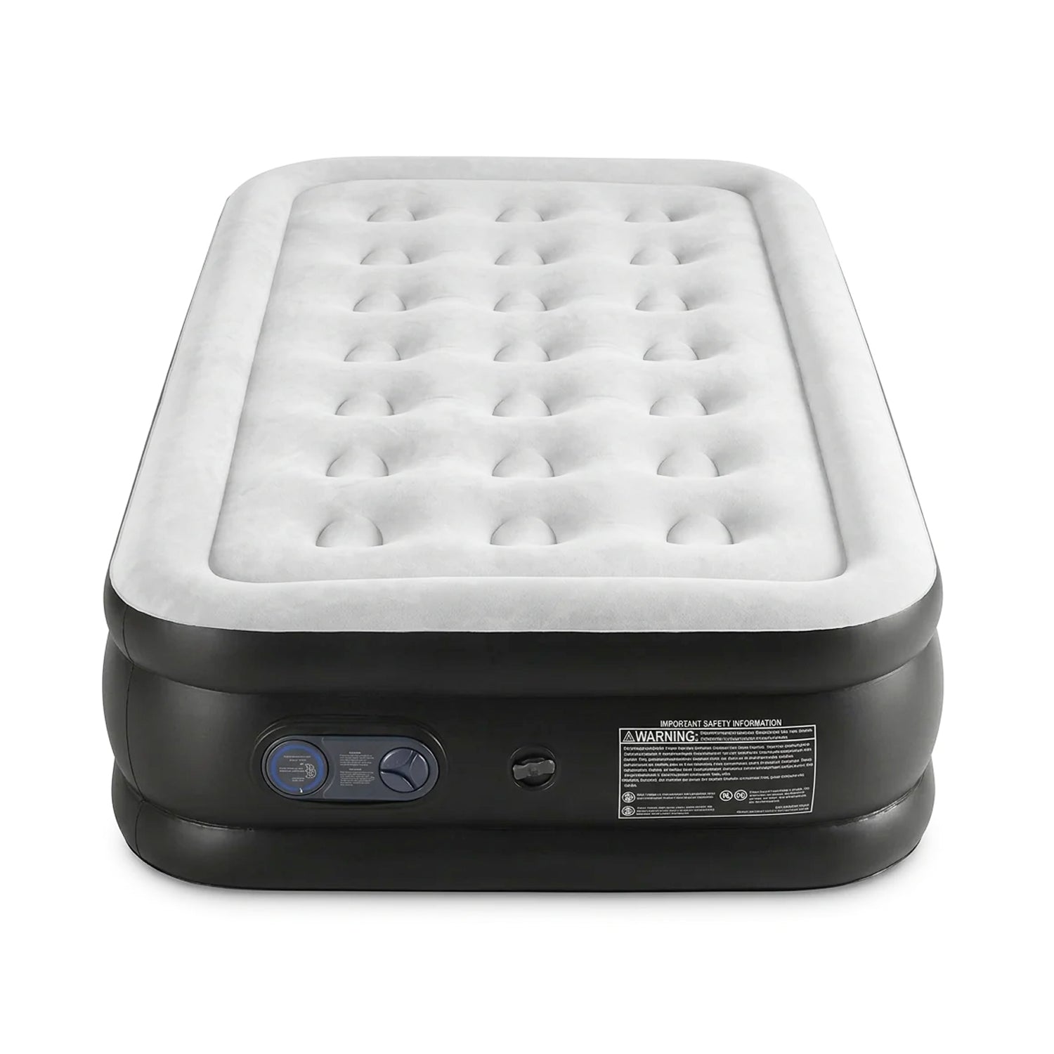 Warebay 16"-22" Queen Air Mattress with Pump (660lb Capacity)