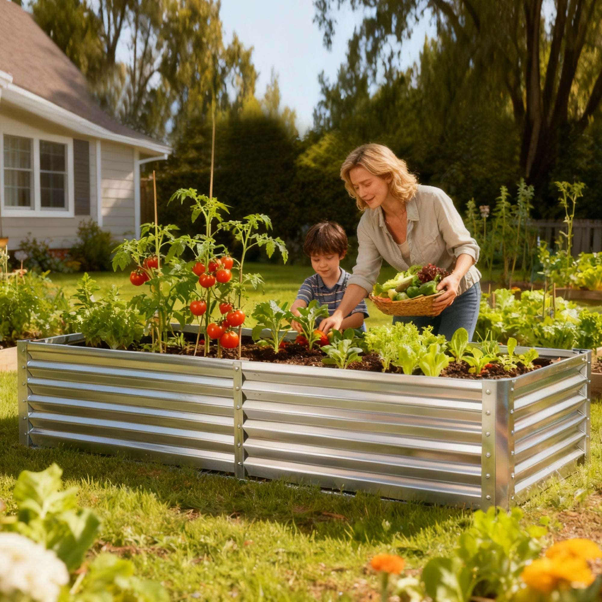 Mini Greenhouse Raised Garden Bed
