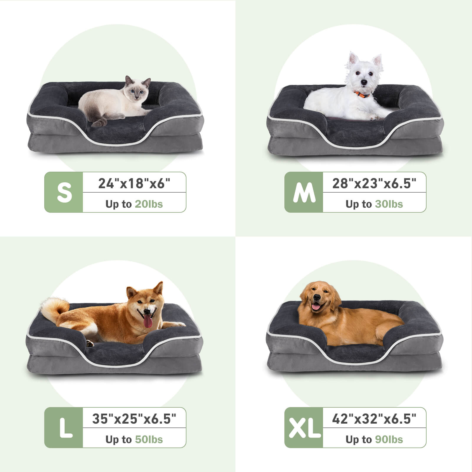 Orthopedic Non-Slip Dog Bed