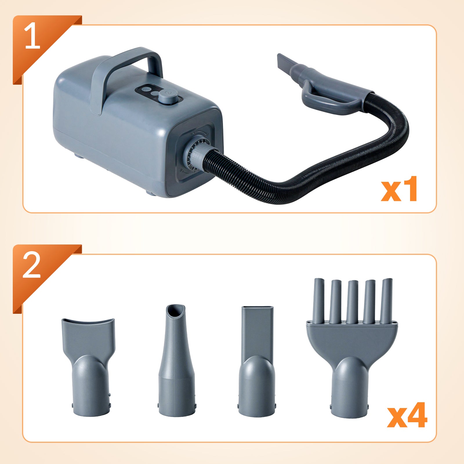 Adjustable Speed Pet Hair Dryer