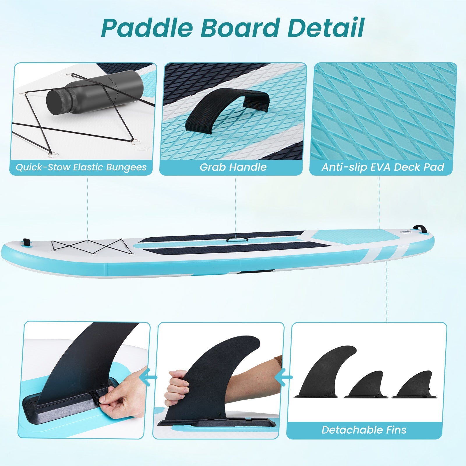 Inflatable SUP Paddleboard with Accessories